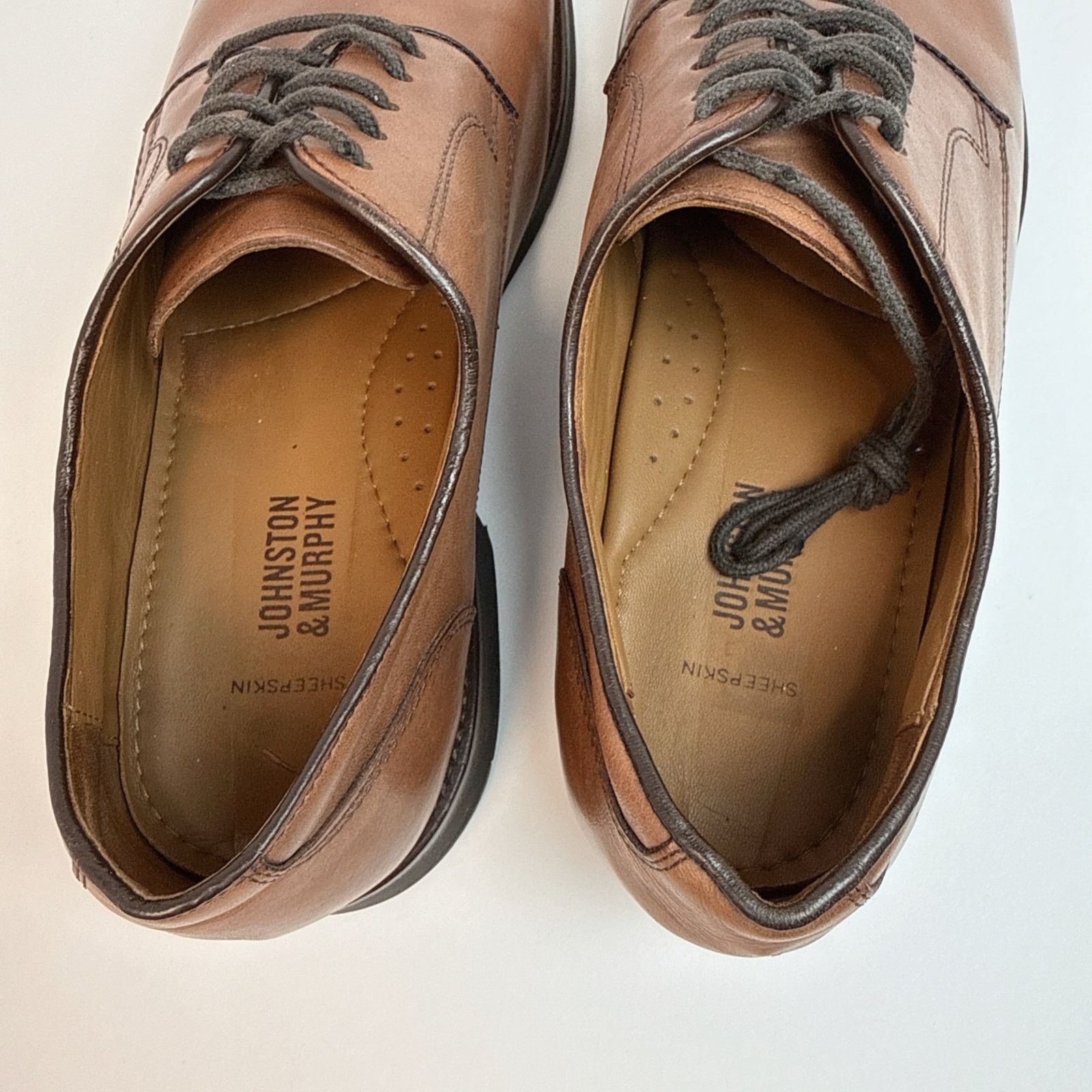 Johnston & Murphy Johnston & Murphy Reeve Plain Toe | Brown | 10.5 Size US 10.5 / EU 43-44 - 6 Thumbnail