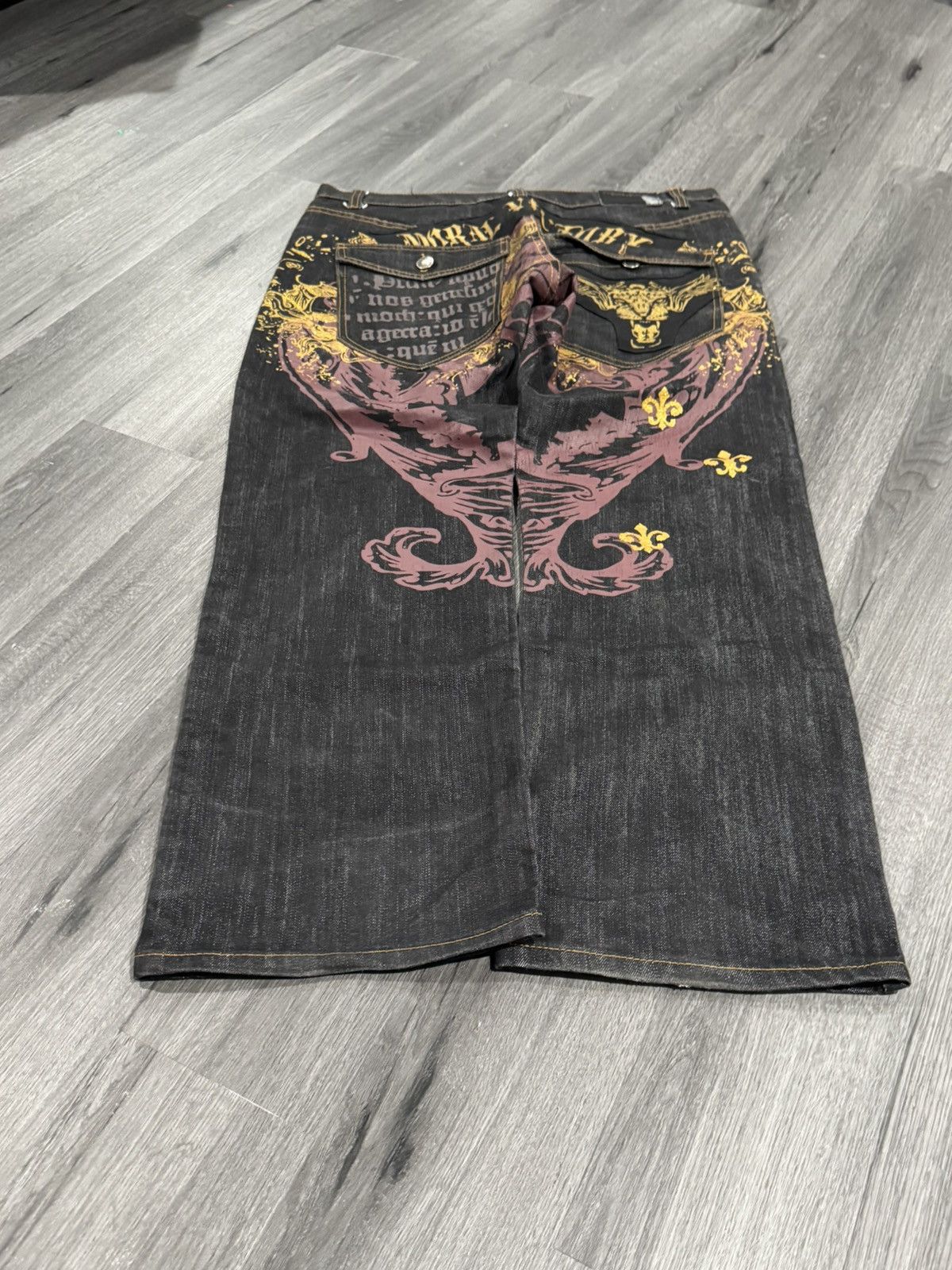 Other Vintage Red Ape Jeans Mens 38x33 Moral Victory Lion Size US 40 / EU 56 - 5 Thumbnail