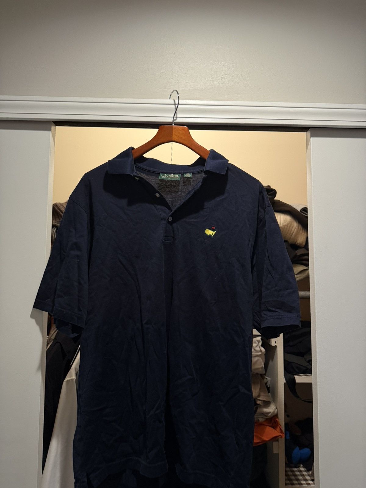 The Masters Vintage Augusta National Masters Polo Shirt Navy Size US L / EU 52-54 / 3 - 2 Thumbnail