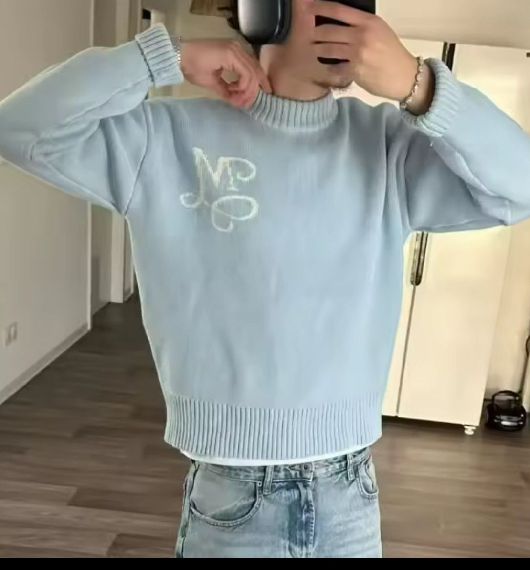 Other Streewear Trendy Y2K Retro Signature M Blue Sleeve T-shirt Size US M / EU 48-50 / 2 - 3 Thumbnail