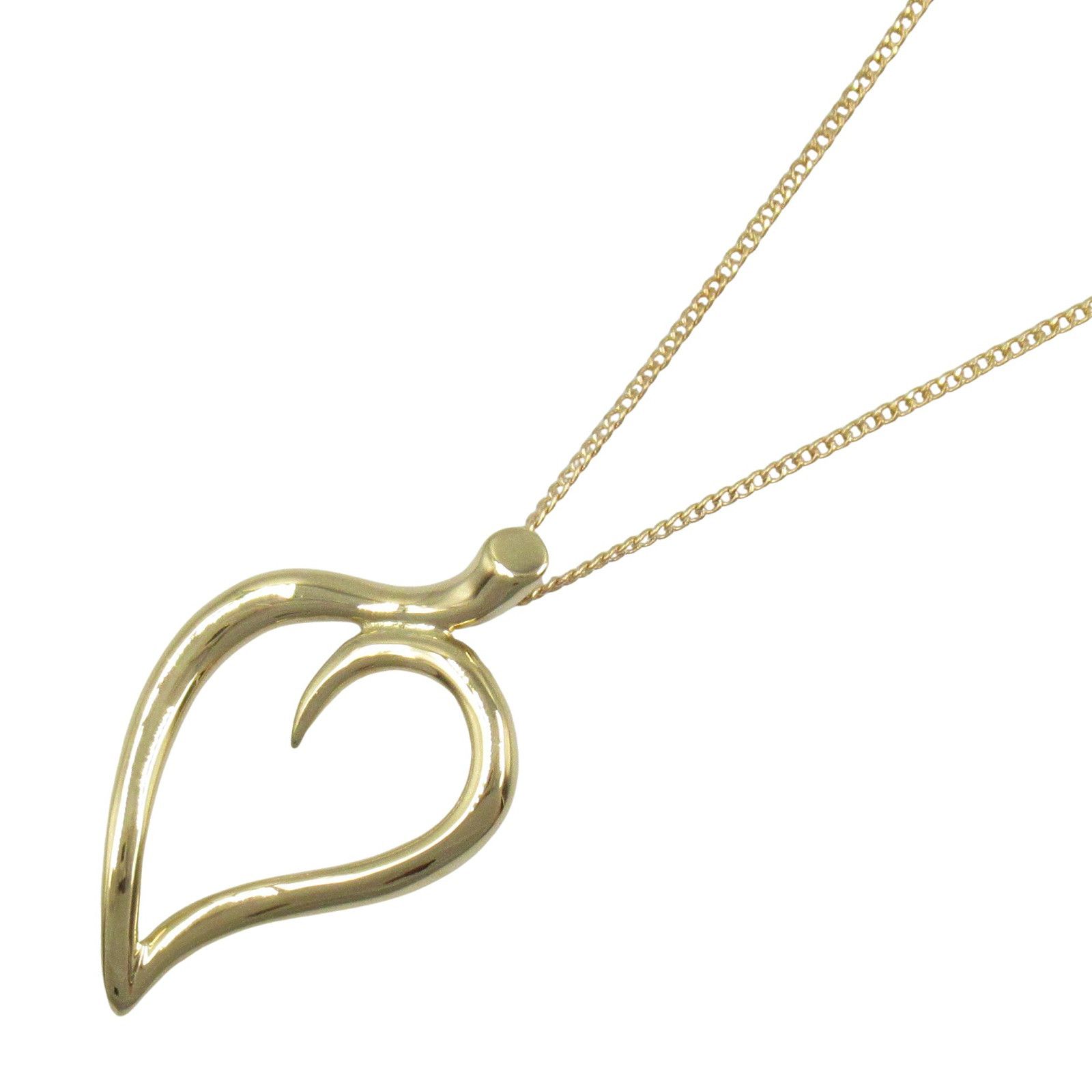 Tiffany & Co. Tiffany & Co. Tiffany & Co. Leaf Heart Au750 Necklace Metal Necklace Size ONE SIZE - 1 Thumbnail
