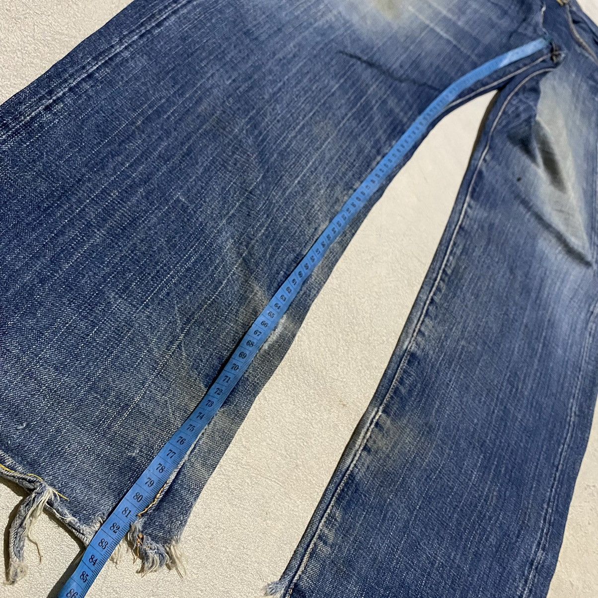 Evisu Vintage Evisu Red Seagulls Monogram Selvedge Denim Size US 33 - 16 Thumbnail