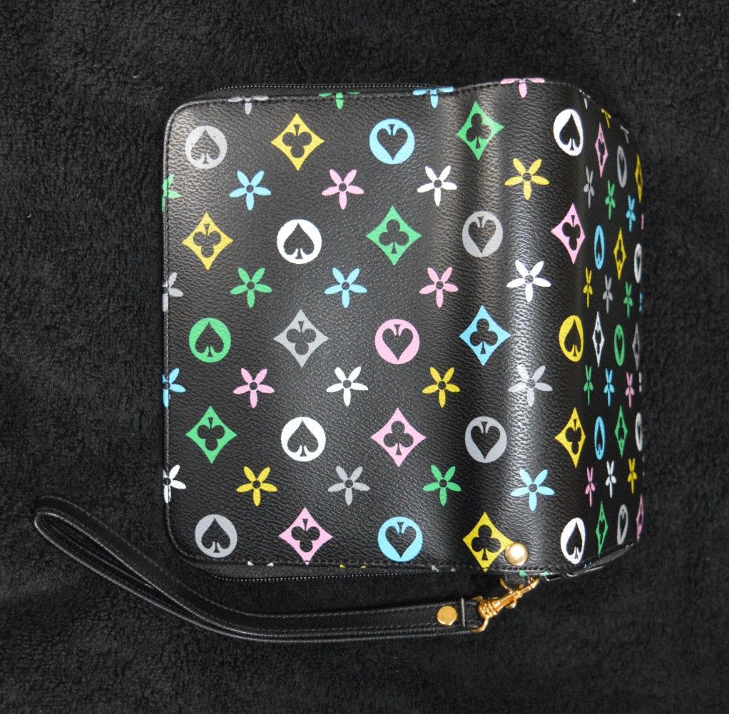 Handmade PURSE WALLETT DOUBLE SLOT / ORGANIZER CALENDAR CALCULATOR Size ONE SIZE - 3 Thumbnail