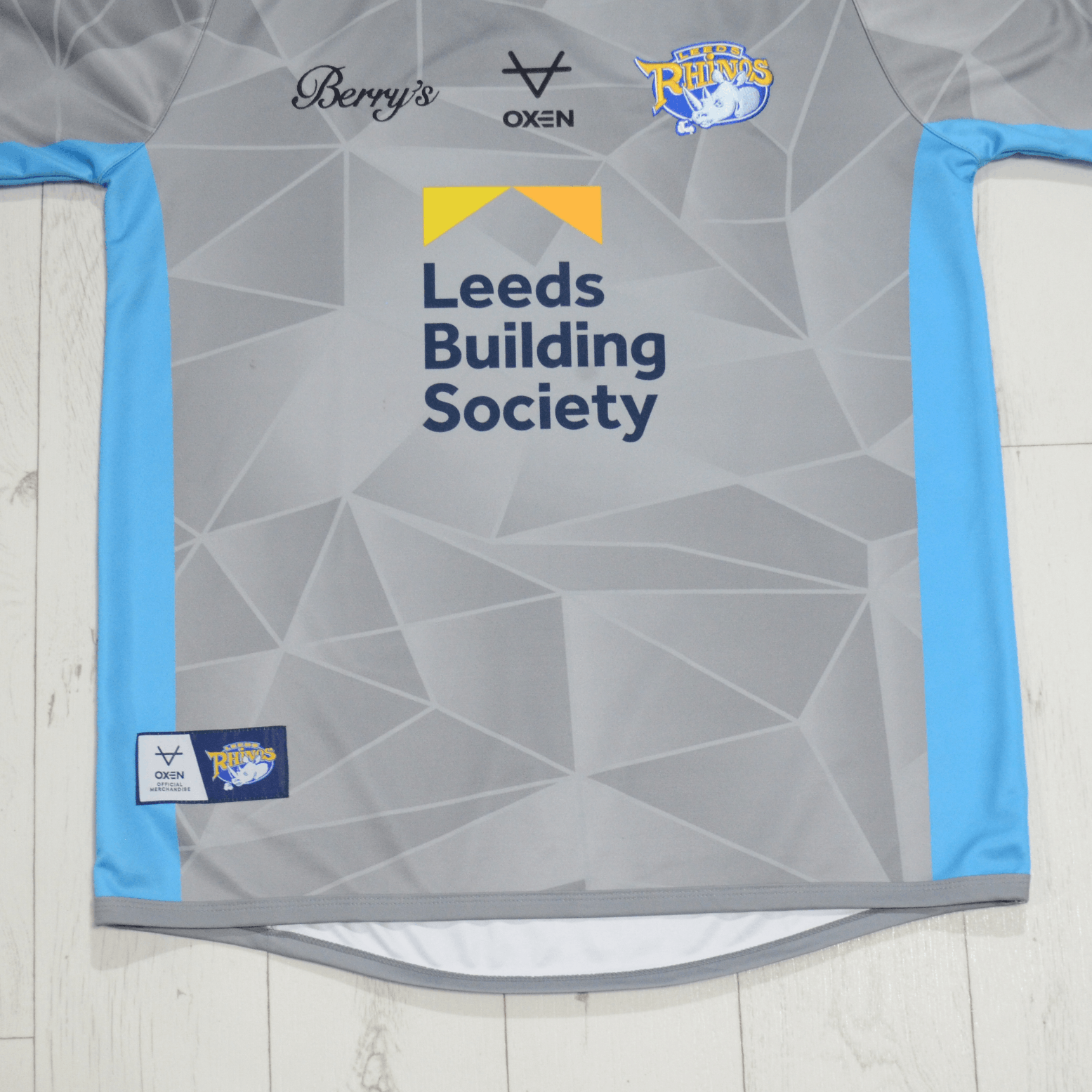 Vintage Leeds Rhinos Rugby Shirt 2022 Away Kit Grey Oxen Sports XL Size US XL / EU 56 / 4 - 3 Thumbnail