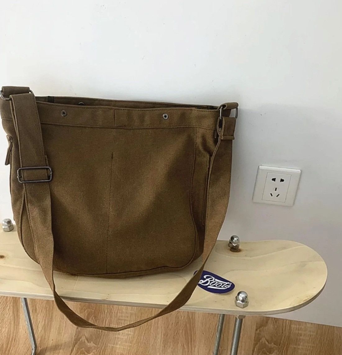 Japanese Brand 90s retro cartoon graphic canvas shoulder bag crossbody y2k Size ONE SIZE - 6 Thumbnail