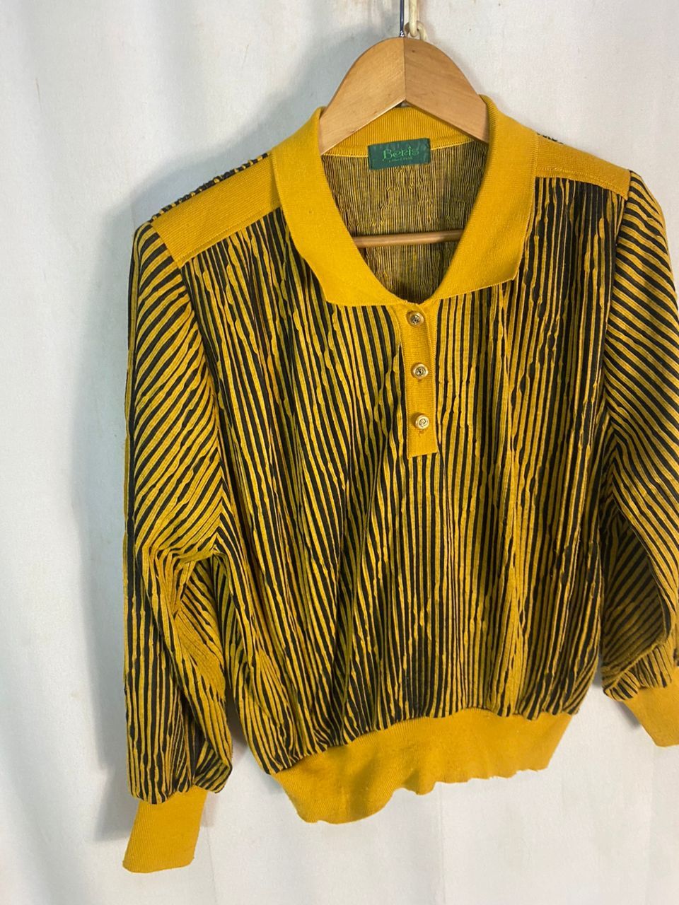 Japanese Brand Vintage Japanese brand polo sweatshirt Size M / US 6-8 / IT 42-44 - 3 Thumbnail