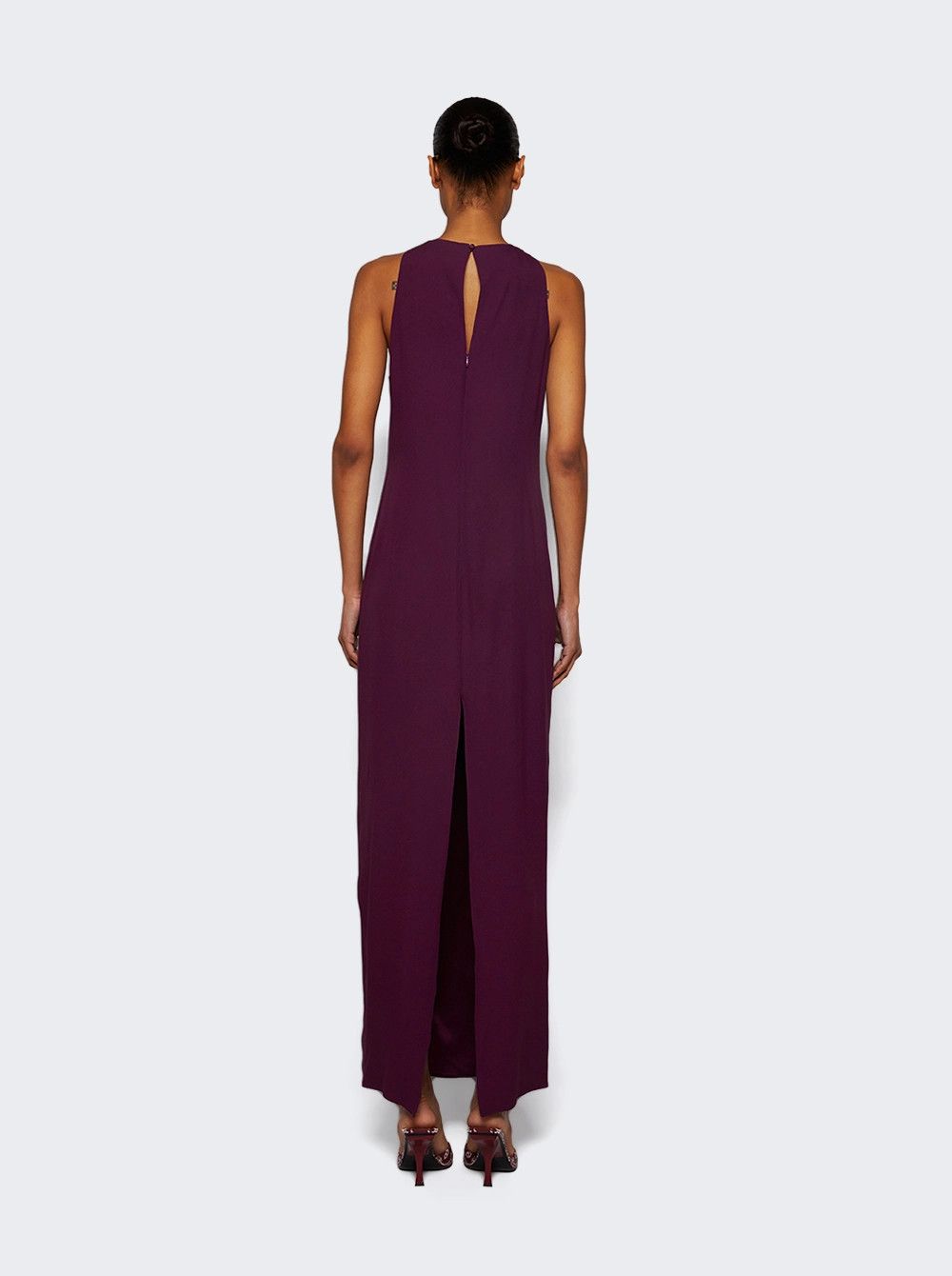 The Attico o1mle0526 Cady Dress in Burgundy Size S / US 4 / IT 40 - 5 Thumbnail