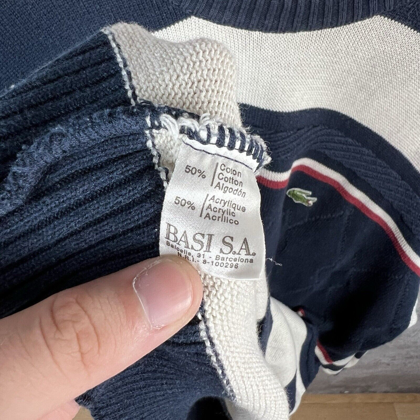 Lacoste Lacoste Vintage Sweater Men's Size 5 Long Sleeve Size US L / EU 52-54 / 3 - 4 Thumbnail