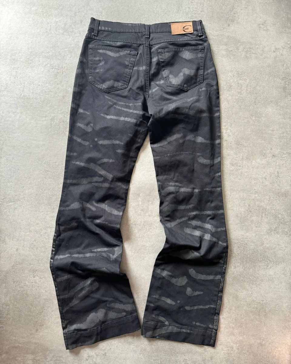 Just Cavalli SS2003 Cavalli Flowers Mirage Black Tattoos Pants Size 28" / US 6 / IT 42 - 5 Thumbnail