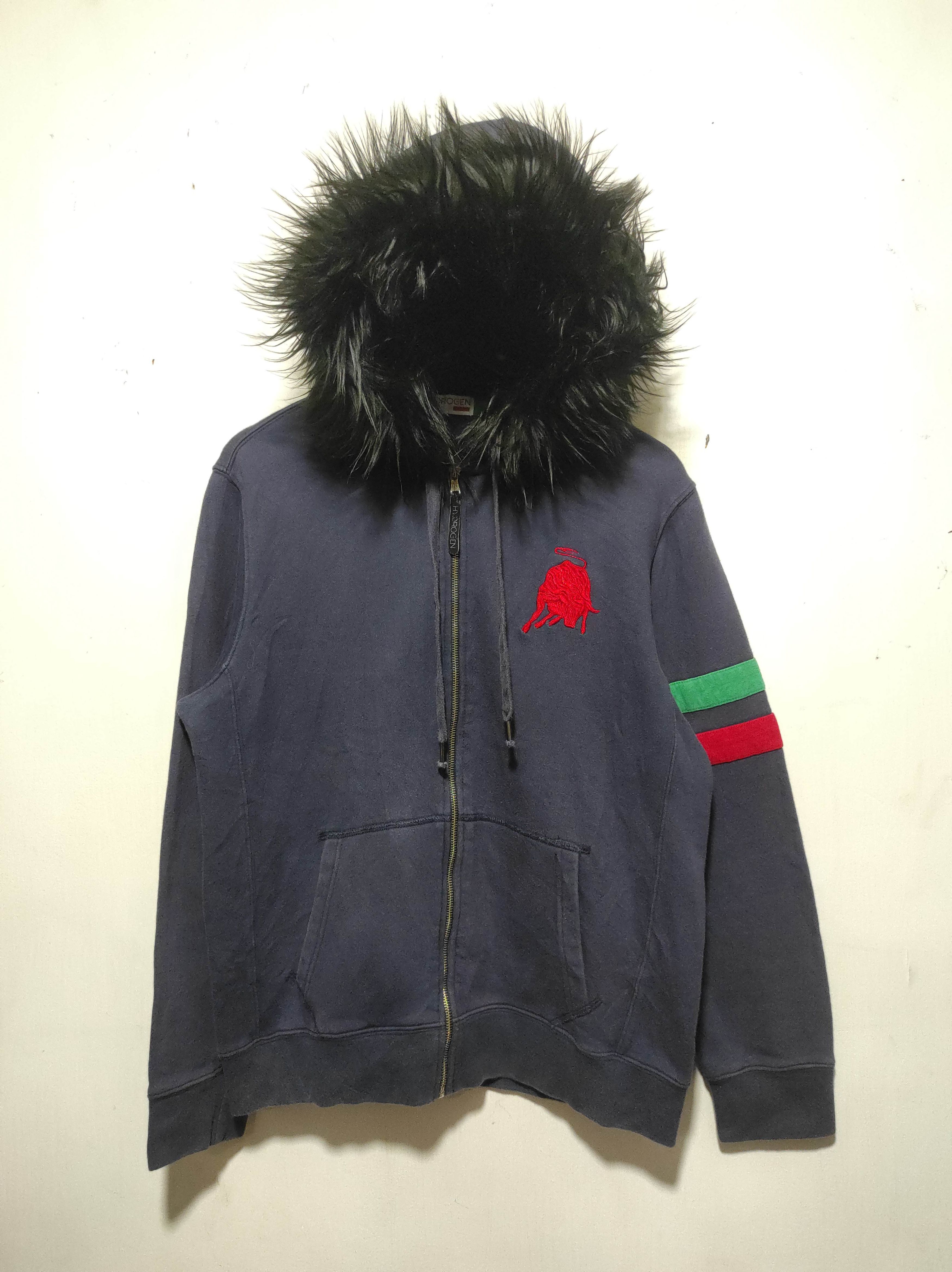 Hysteric Glamour Hydrogen navy faded Zipper Fur Hoodie LGB IfSixWasNine style Size US L / EU 52-54 / 3 - 2 Thumbnail