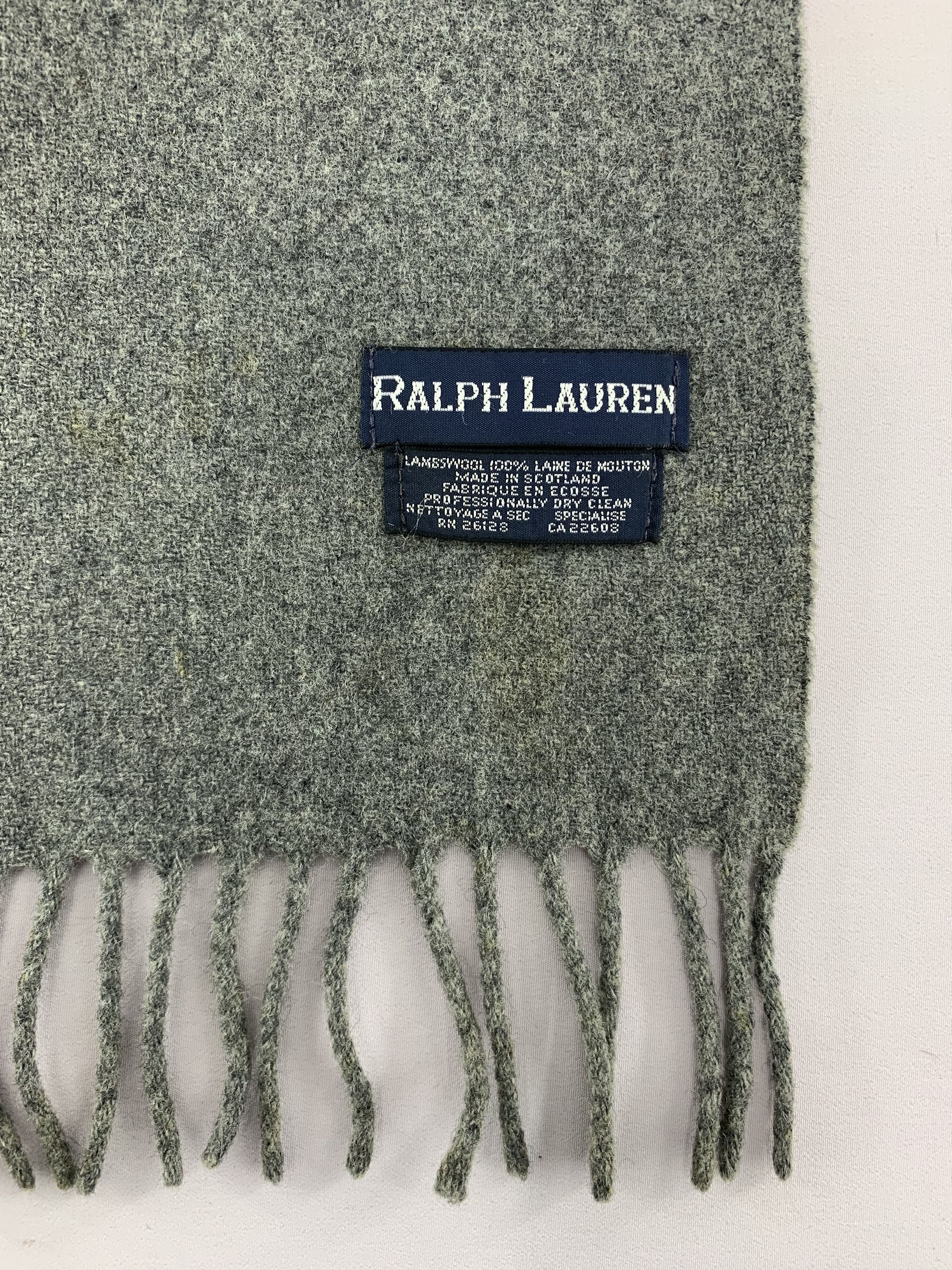 Polo Ralph Lauren Polo Ralph Lauren Scarf Wool Muffler Neck Wrap BL4254 Size ONE SIZE - 4 Thumbnail