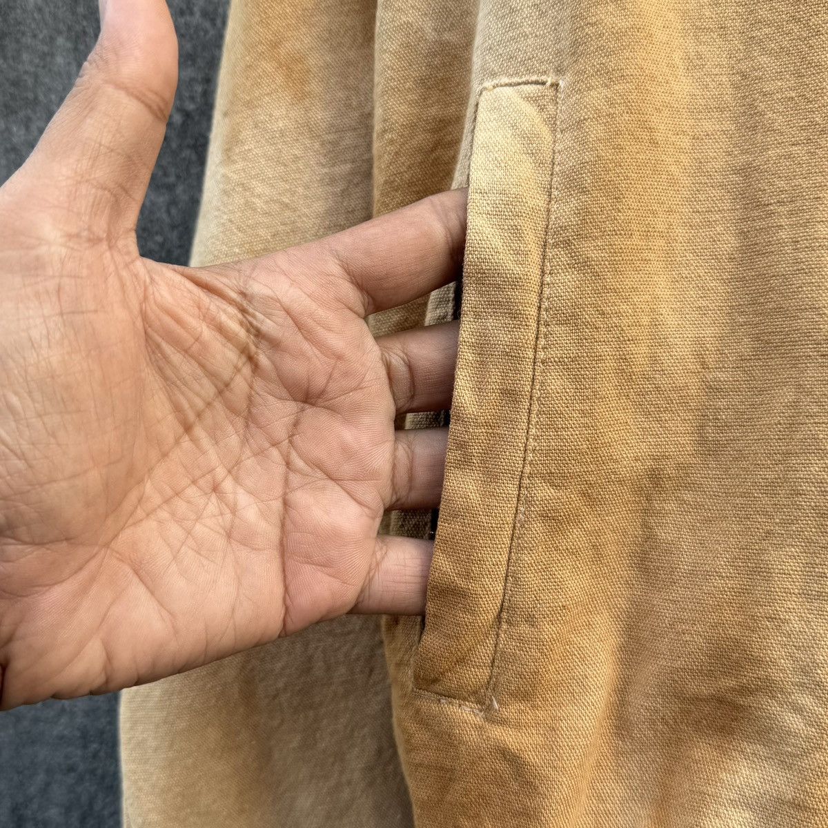 Vintage Vintage Faded Workwear Jacket Brown Distressed Canvas Style Size US M / EU 48-50 / 2 - 8 Thumbnail