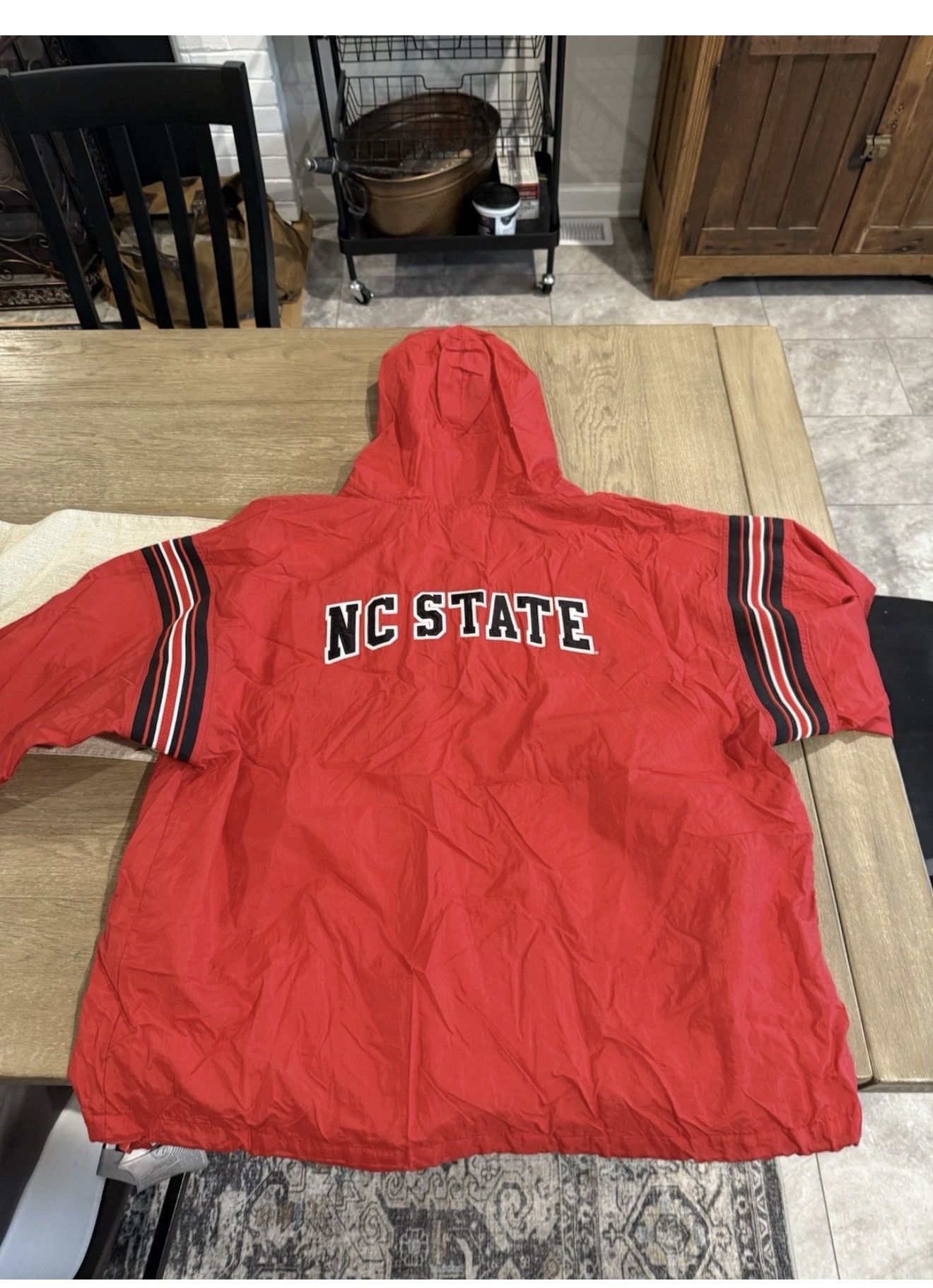 Champion * RARE* Vintage Champion XL NC STATE Windbreaker With Hood Size US XL / EU 56 / 4 - 1 Thumbnail