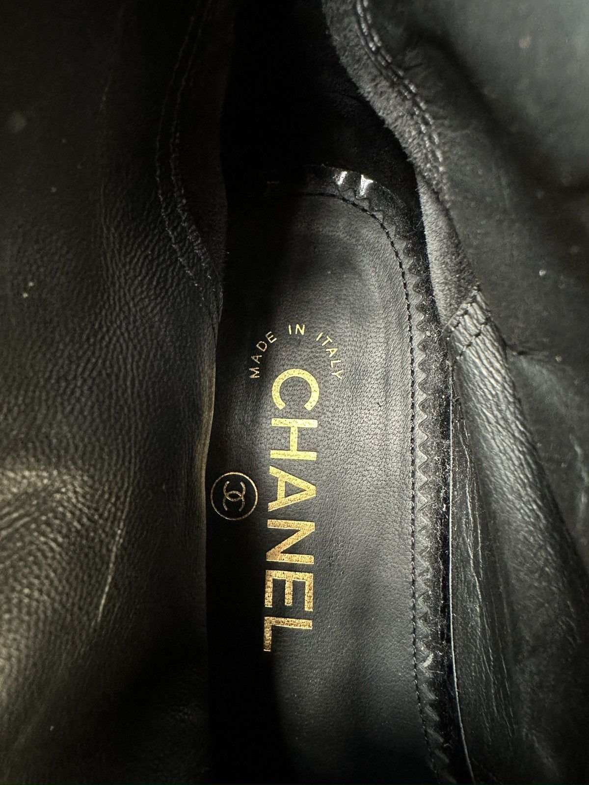 Chanel Chanel interlocking CC Logo Utah Eagle Black Biker Boots Size US 7 / IT 37 - 20 Thumbnail