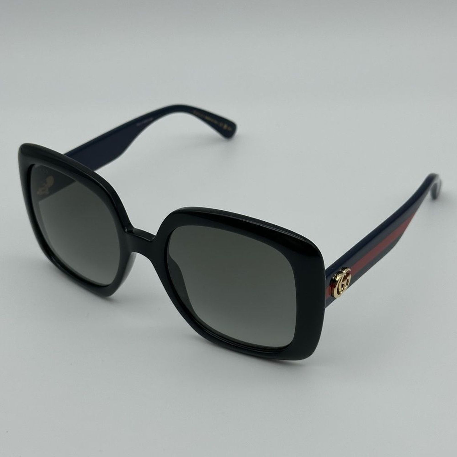 Gucci BRAND NEW GUCCI GG0713S 001 Black/Blue/Grey Sunglasses Size ONE SIZE - 2 Thumbnail