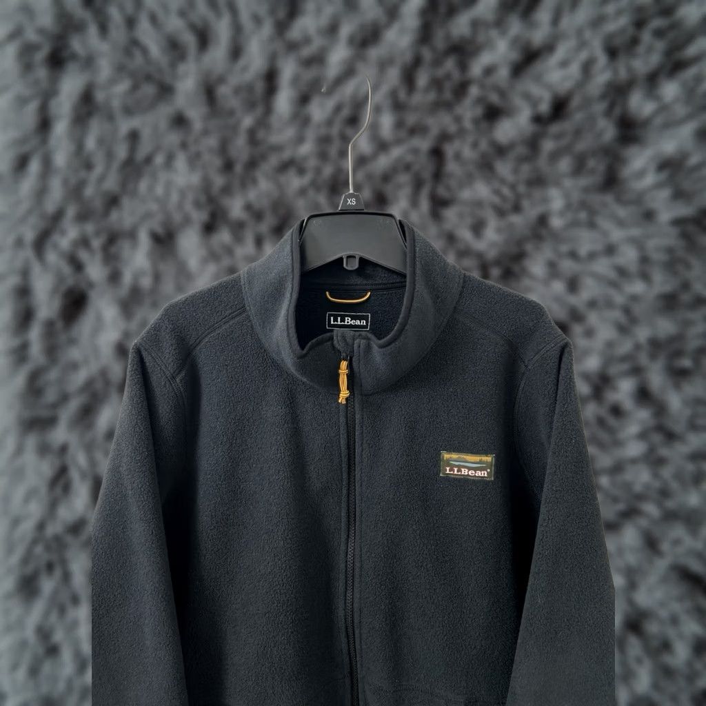 Vintage VINTAGE: No -> LL Bean Mountain Classic Fleece Jacket Womens 3X Black Full Zip L/S 505340 Size XXL / US 16-18 / IT 52-54 - 1 Thumbnail