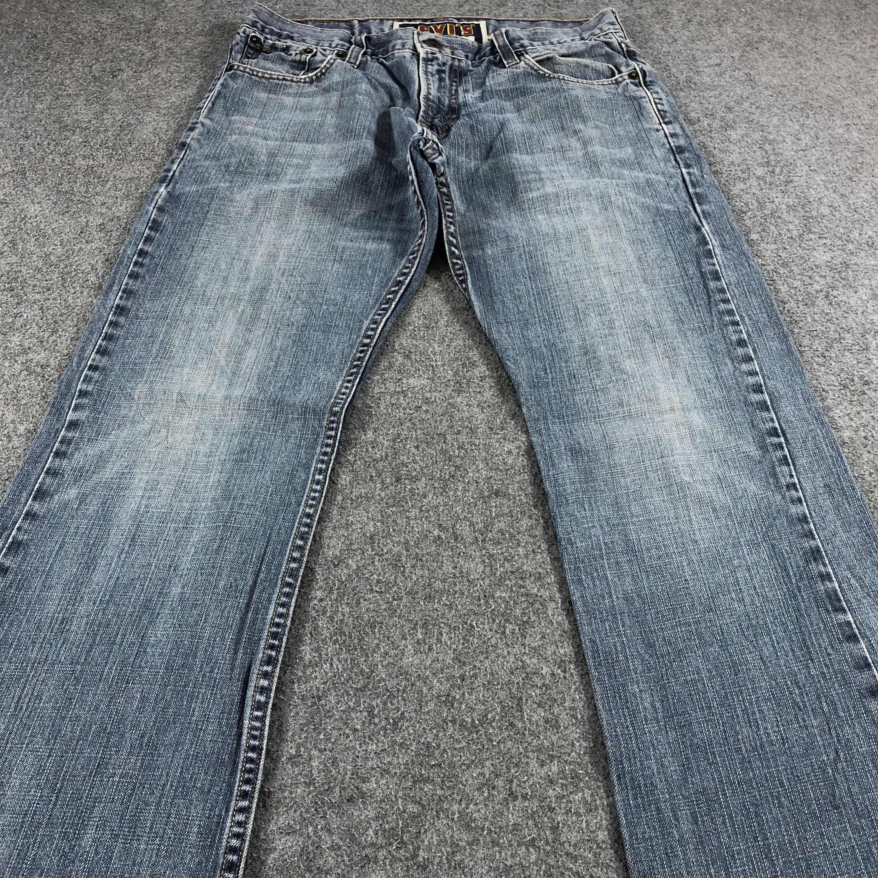 Levi's Vintage Levis 527 Low Boot Cut Jeans- J1330 Size US 32 / EU 48 - 3 Thumbnail