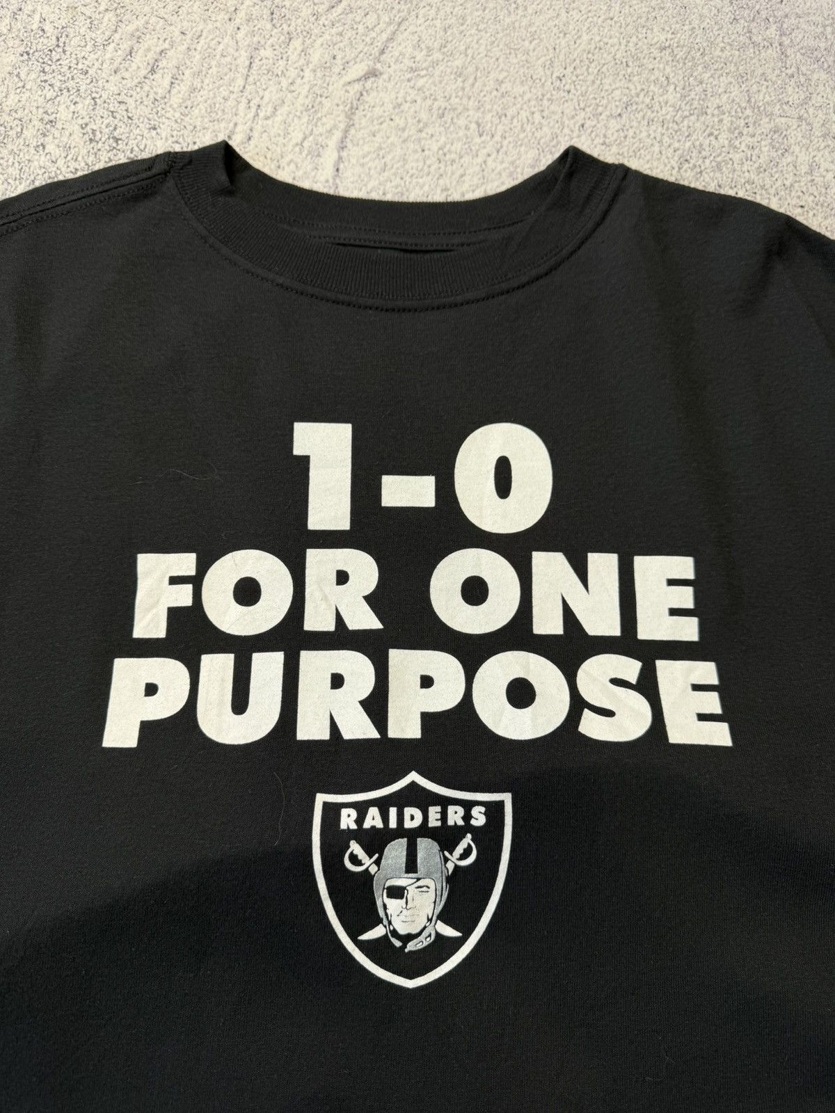 NFL Vintage Reebok Raiders T shirt 1:0 For One Purpose Size US XL / EU 56 / 4 - 10 Thumbnail