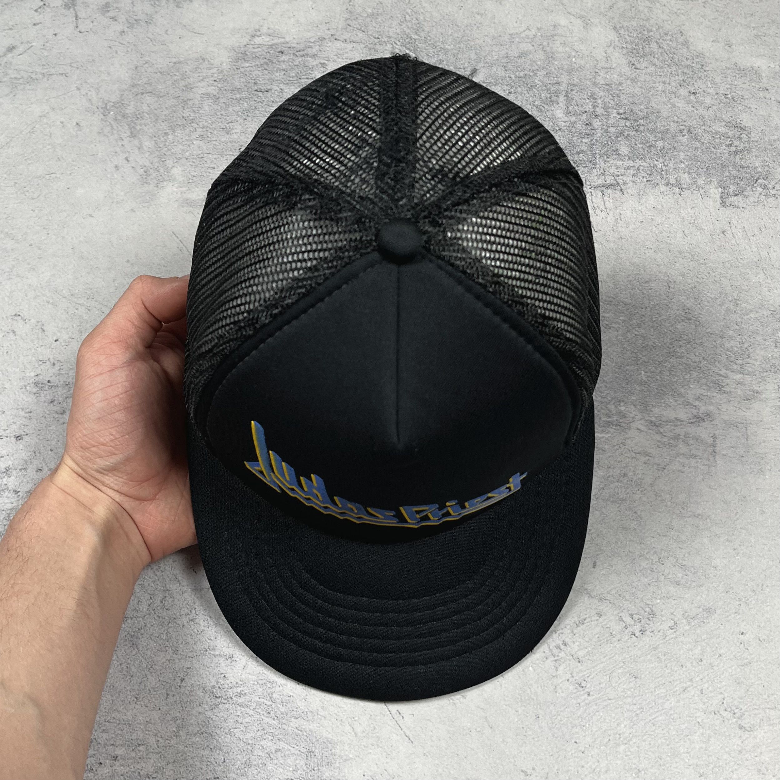 Band Tees Vintage Judas Priest Rock Band Trucker Hat 80’s Size ONE SIZE - 9 Thumbnail