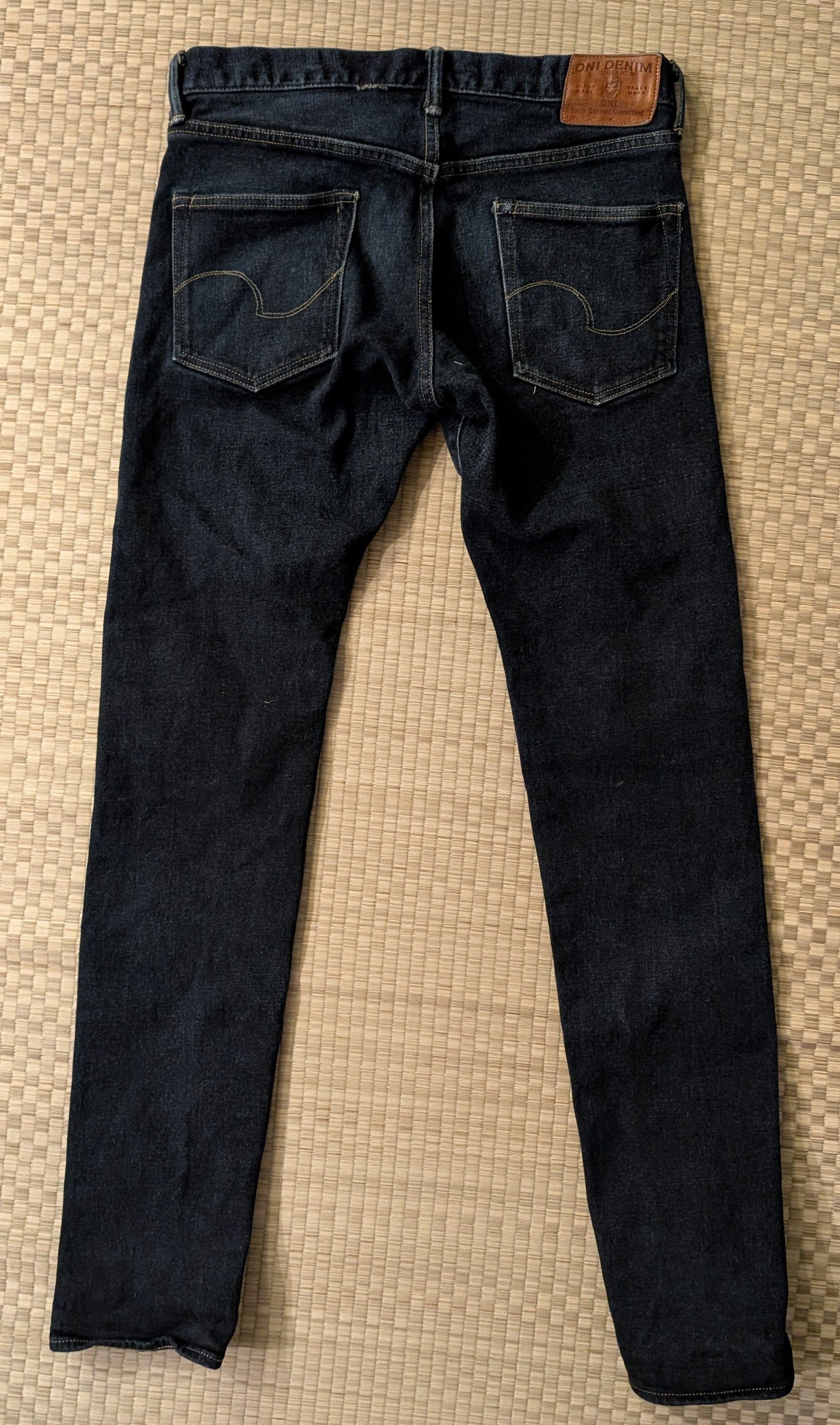Oni Oni ONI-122S Stretch Selvedge Denim Jeans Made in Japan Size US 30 / EU 46 - 2 Thumbnail