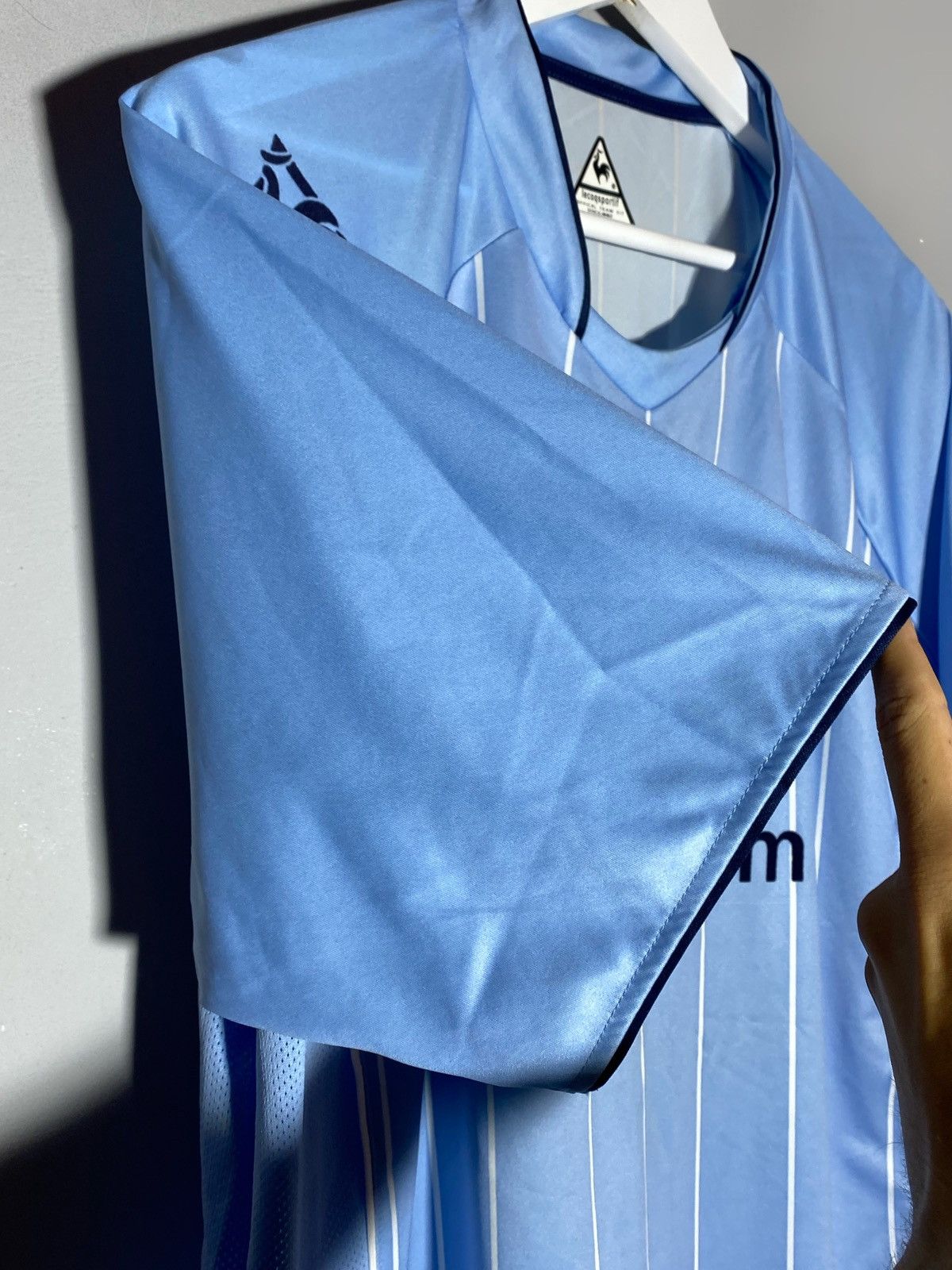 Le Coq Sportif Manchester City 2007/08 Le Coq Sportif Soccer Jersey Size US XL / EU 56 / 4 - 9 Thumbnail