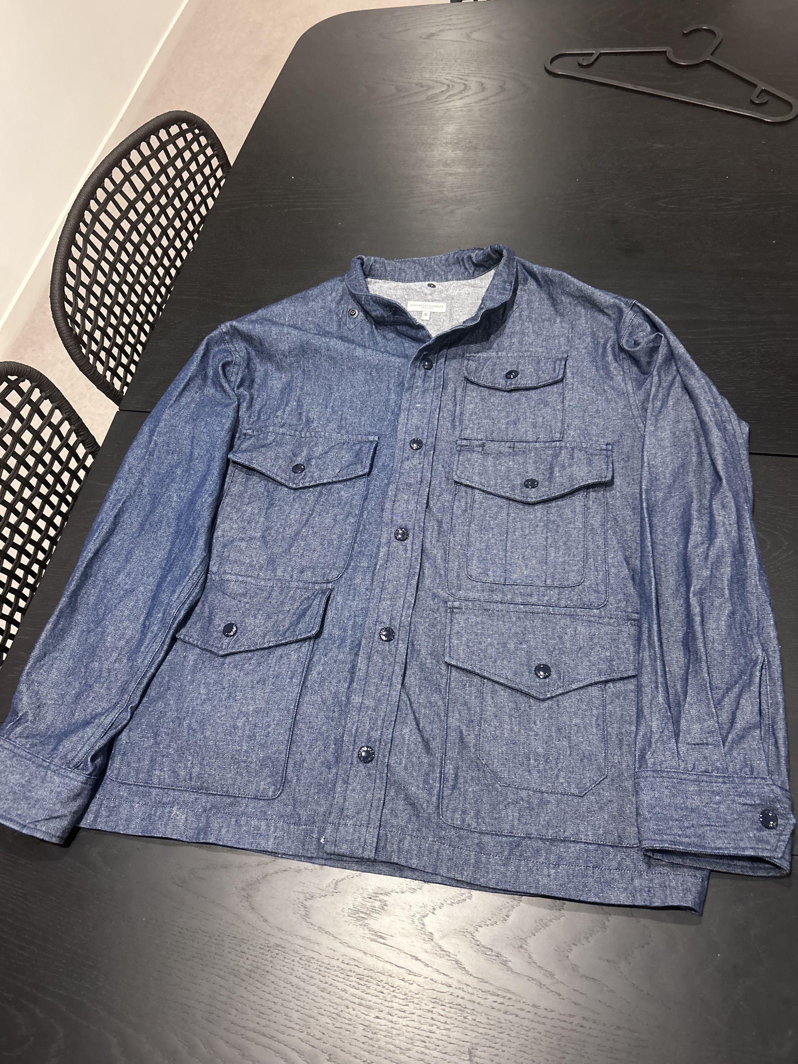 Engineered Garments 1st型 denim jacket S Engineered Garments Indigo Zip Denim Jacket Engineered Garments