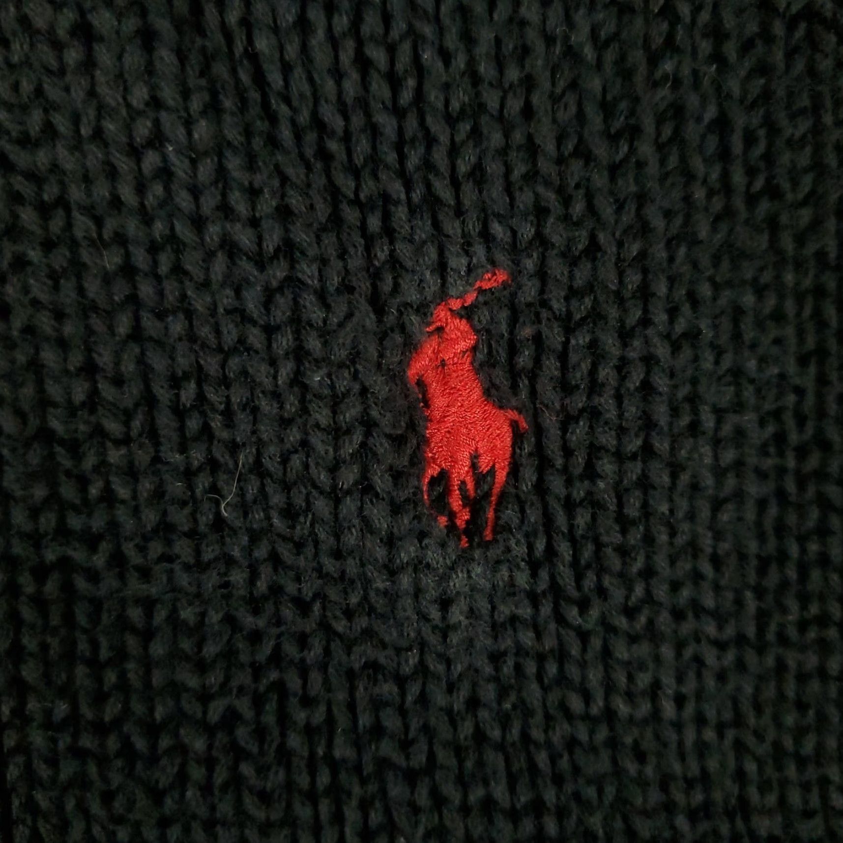Ralph Lauren Ralph Lauren Black Knit Vest Pullover Sweater Mens XL V-Neck Classic Logo Size US XL / EU 56 / 4 - 3 Thumbnail