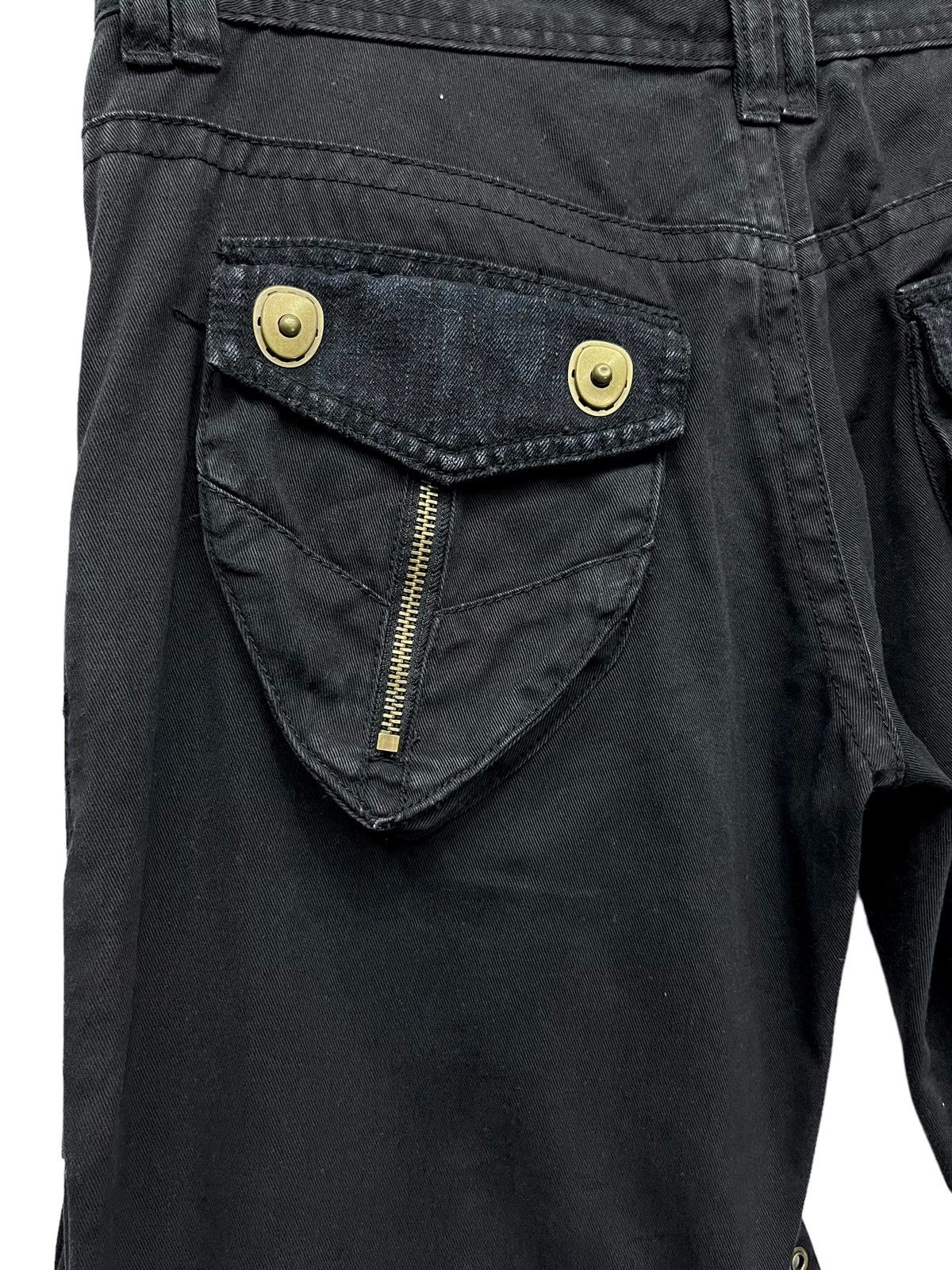 KMRii × Le Grande Bleu (L.G.B.) × Seditionaries 💥🔥MIDAS Seditionaries Punk Bondage Multipocket FLARE Pants Size US 31 - 13 Thumbnail