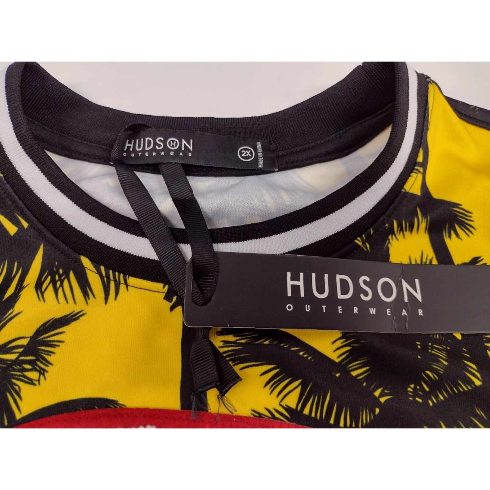 Hudson HUDSON NWT Shark Mouth Hawaiian Jersey T-Shirt 2XL Multicolor Short Sleeve Crew Neck Embroidered Floral Capitan America 2XL Men Mens Size US XXL / EU 58 / 5 - 8 Thumbnail