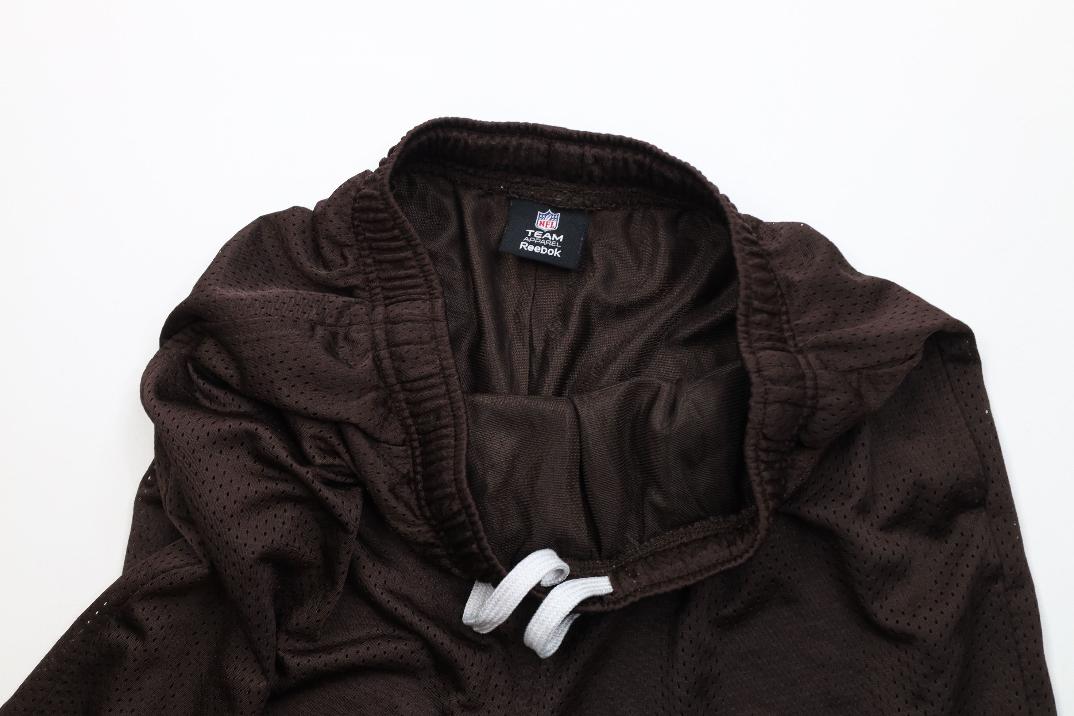 Reebok Vintage Reebok Cleveland Browns Football Shorts Mesh Brown Size US 32 / EU 48 - 8 Thumbnail