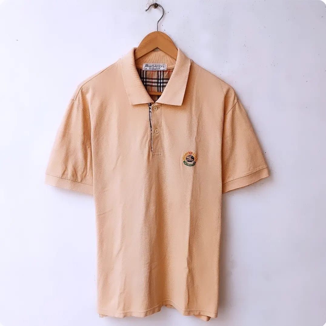 Burberry × Burberry Prorsum × Vintage Vintage 90s Burberrys Polo Shirt Size US M / EU 48-50 / 2 - 1 Thumbnail
