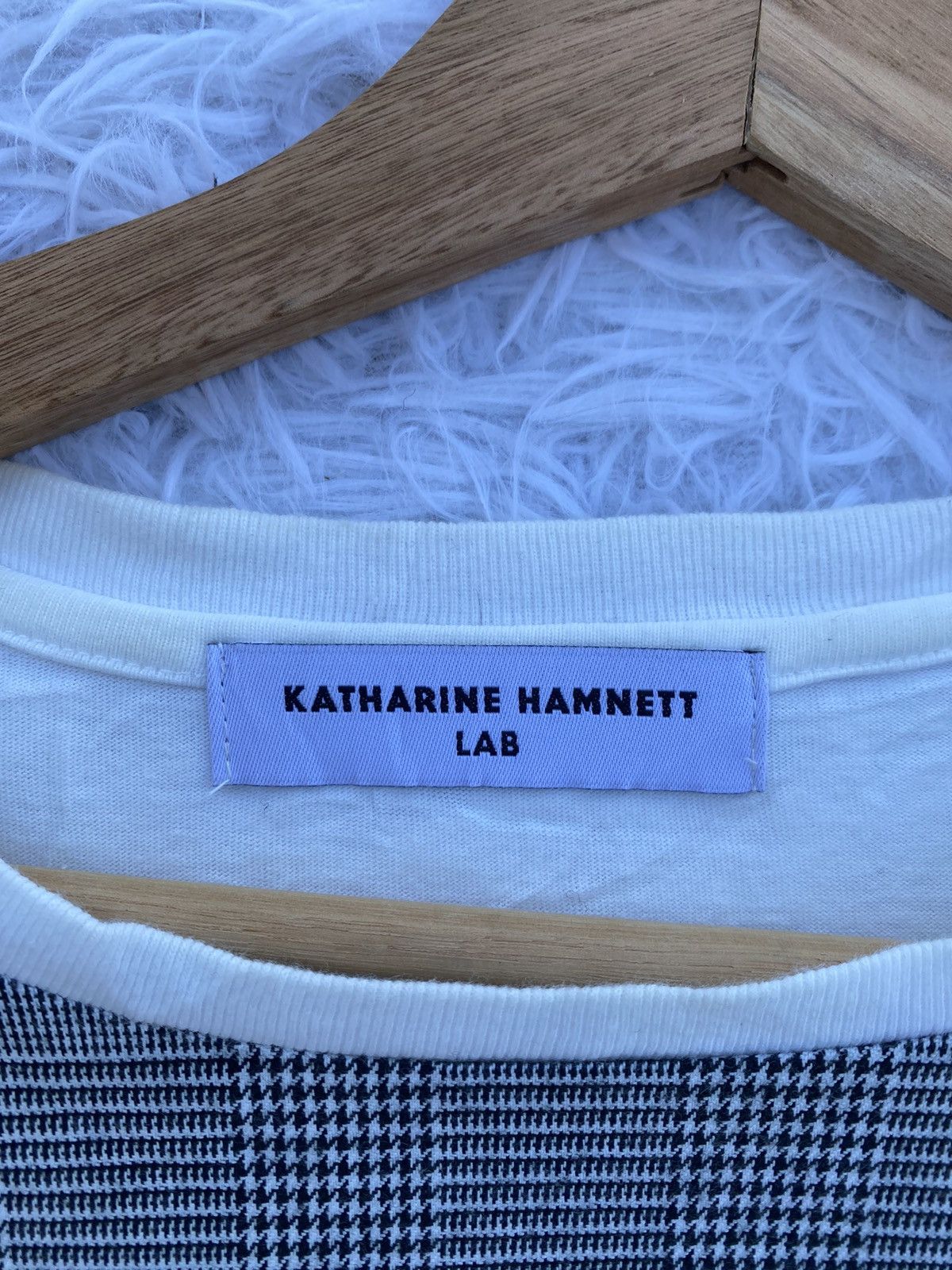 Katharine Hamnett London Rare Katharine Hemnett Lab Checkered T-shirt Size US M / EU 48-50 / 2 - 7 Thumbnail