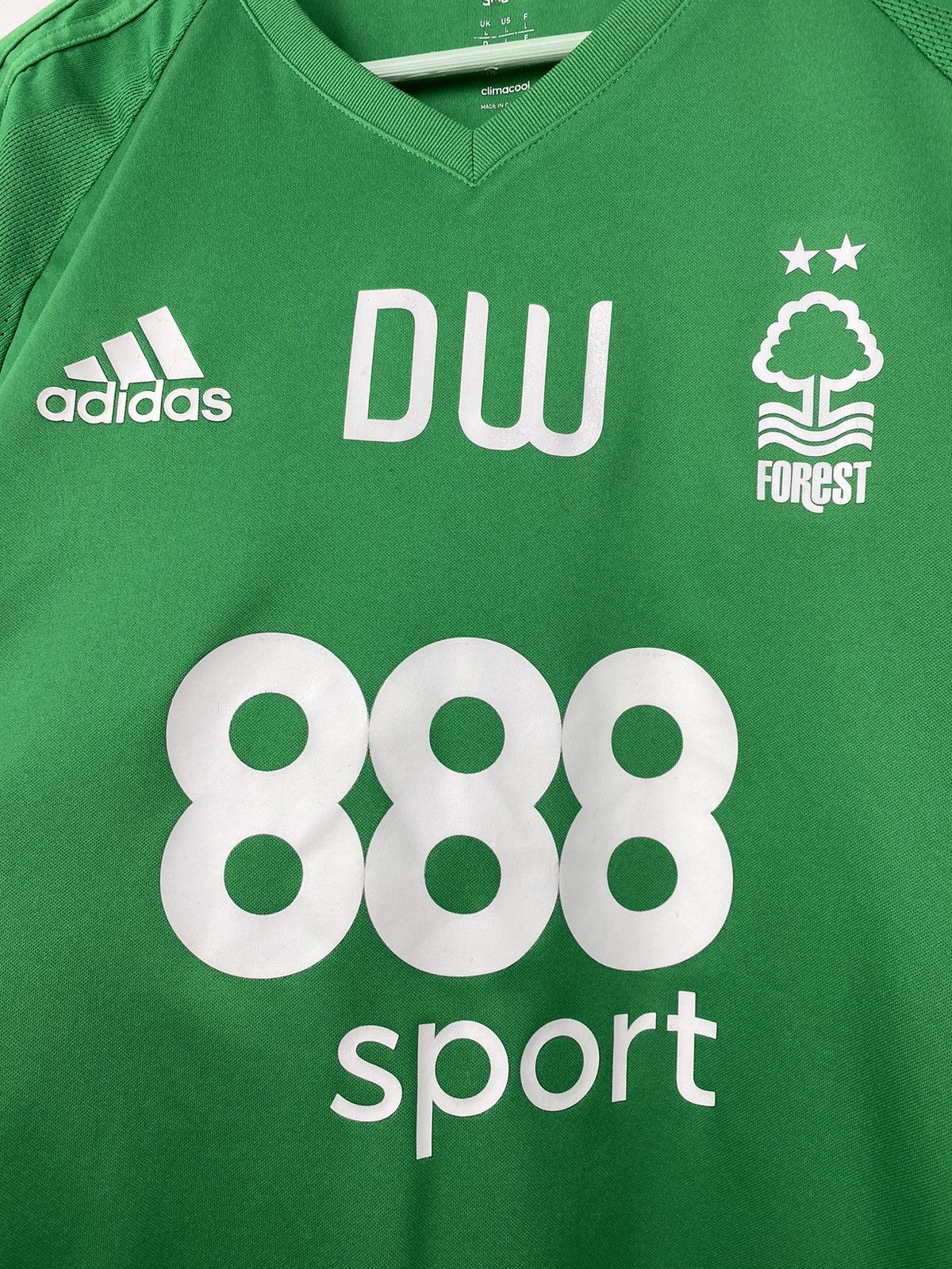 Adidas Nottingham Forest 2017 Training Soccer Jersey PSG Arsenal Size US L / EU 52-54 / 3 - 2 Thumbnail