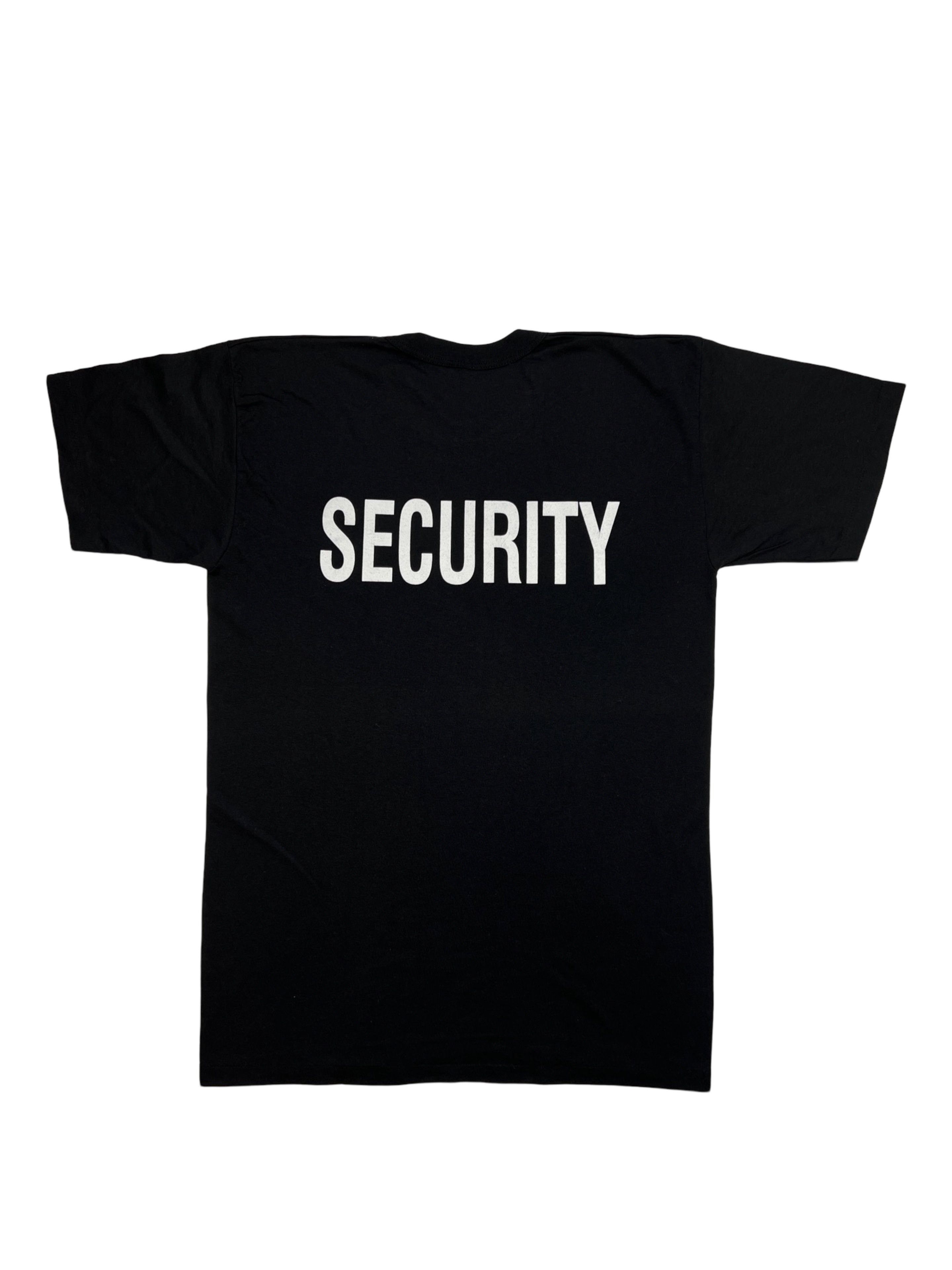 Vintage Vintage 90s Security Printed Tee Single Stitch Vetmo Style Size US L / EU 52-54 / 3 - 2 Thumbnail