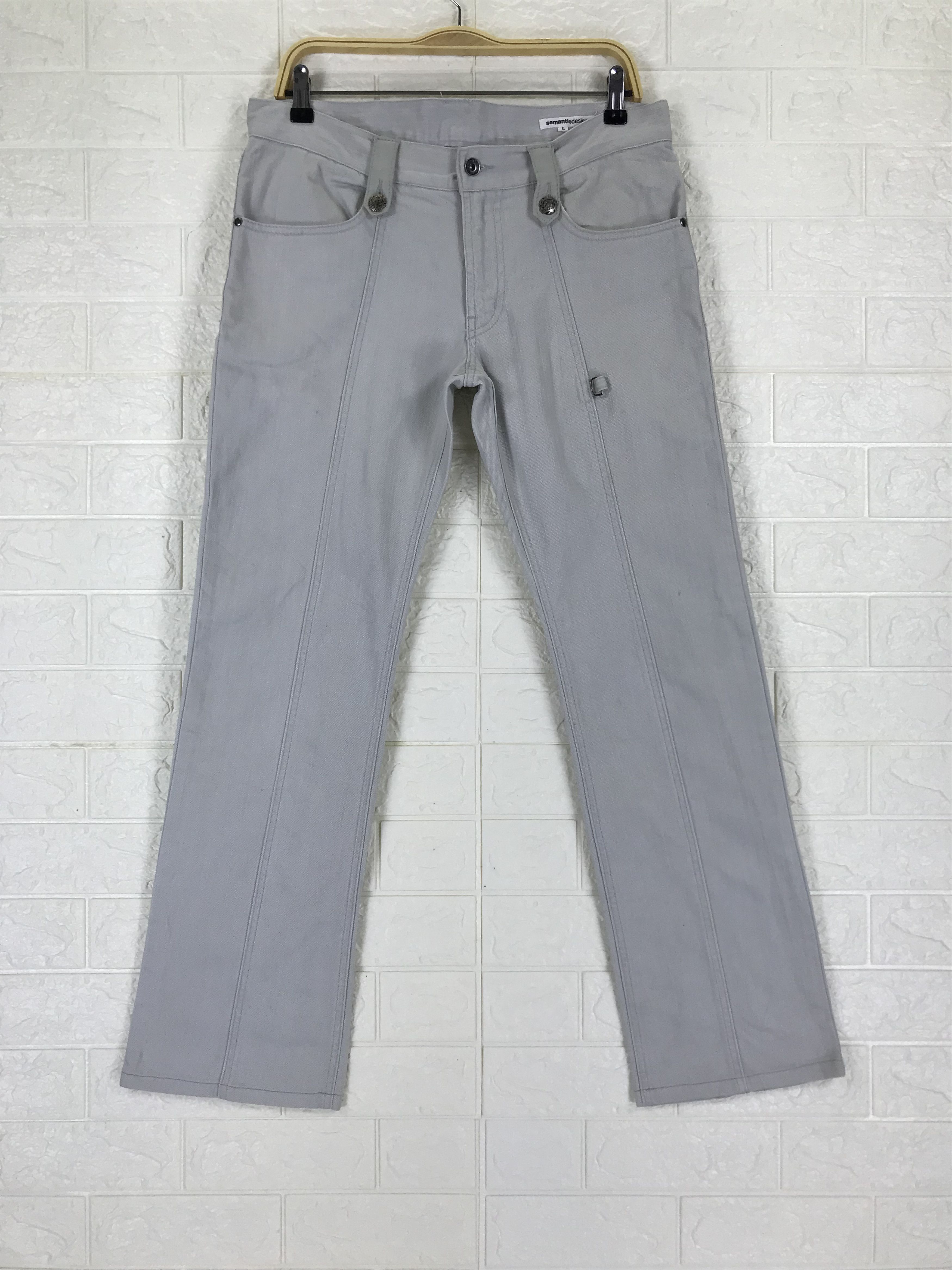 Japanese Brand Vintage Semantic Design Relaxed Pants Size US 33 - 1 Thumbnail
