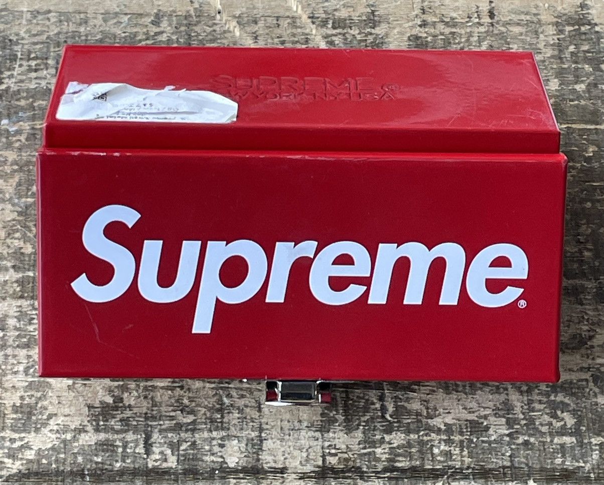 Supreme Supreme Small Metal Storage Box Red Size ONE SIZE - 7 Thumbnail