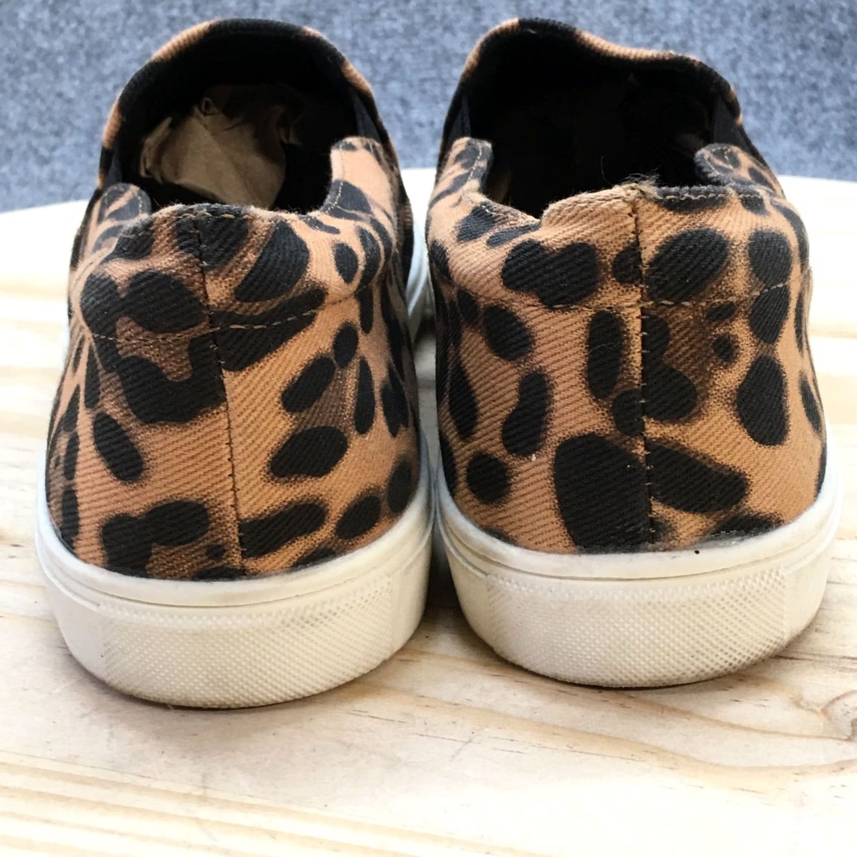 Vintage A New Day Shoes Womens Slip On Sneakers Brown Black Comfort Low Top Round Toe Shoes Sneakers - Size 10, Casual, Walking Size L / US 10 / IT 46 - 7 Thumbnail