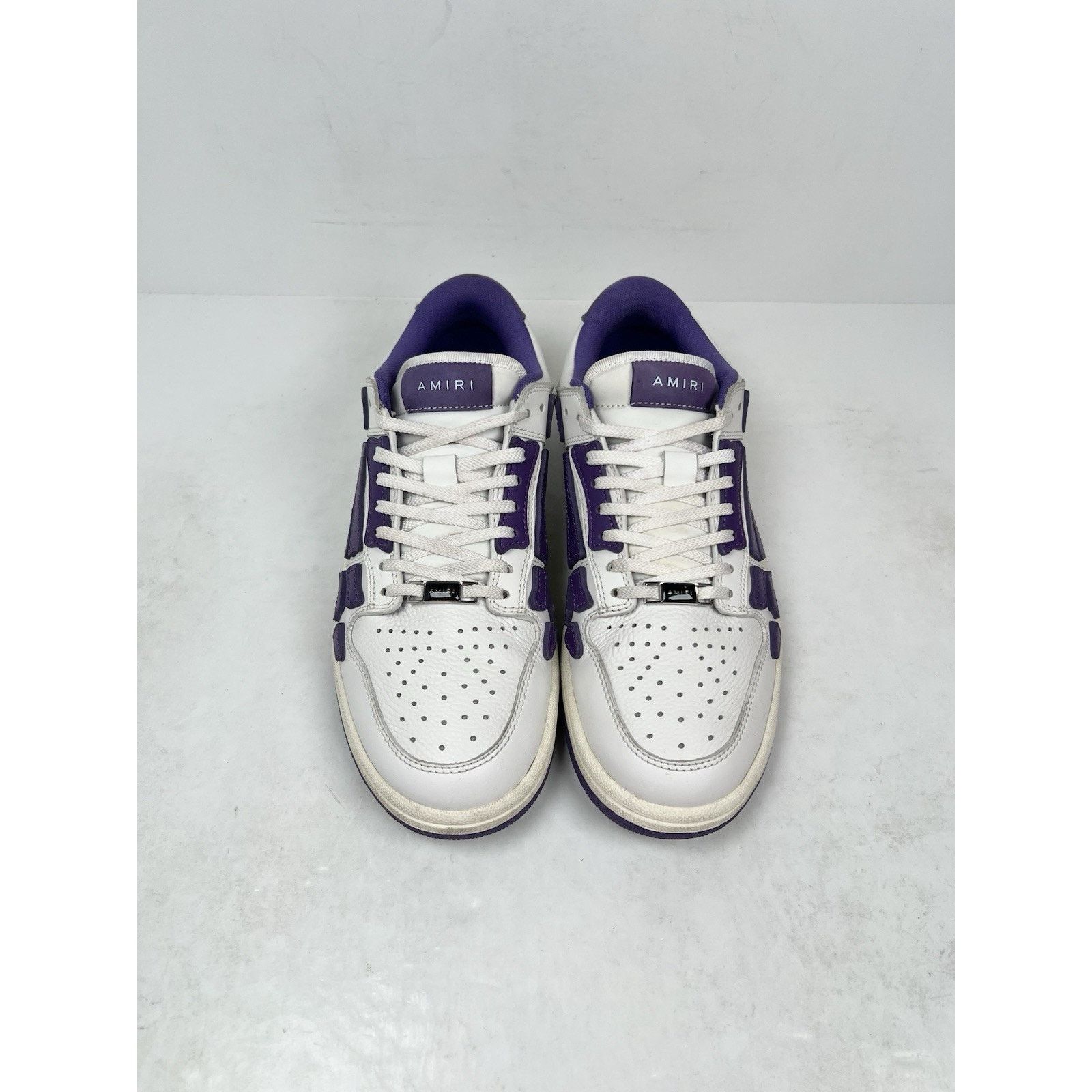 Amiri Size 41EU/8US - Amiri Skel Top Low White/Purple Size US 8 / EU 41 - 3 Thumbnail