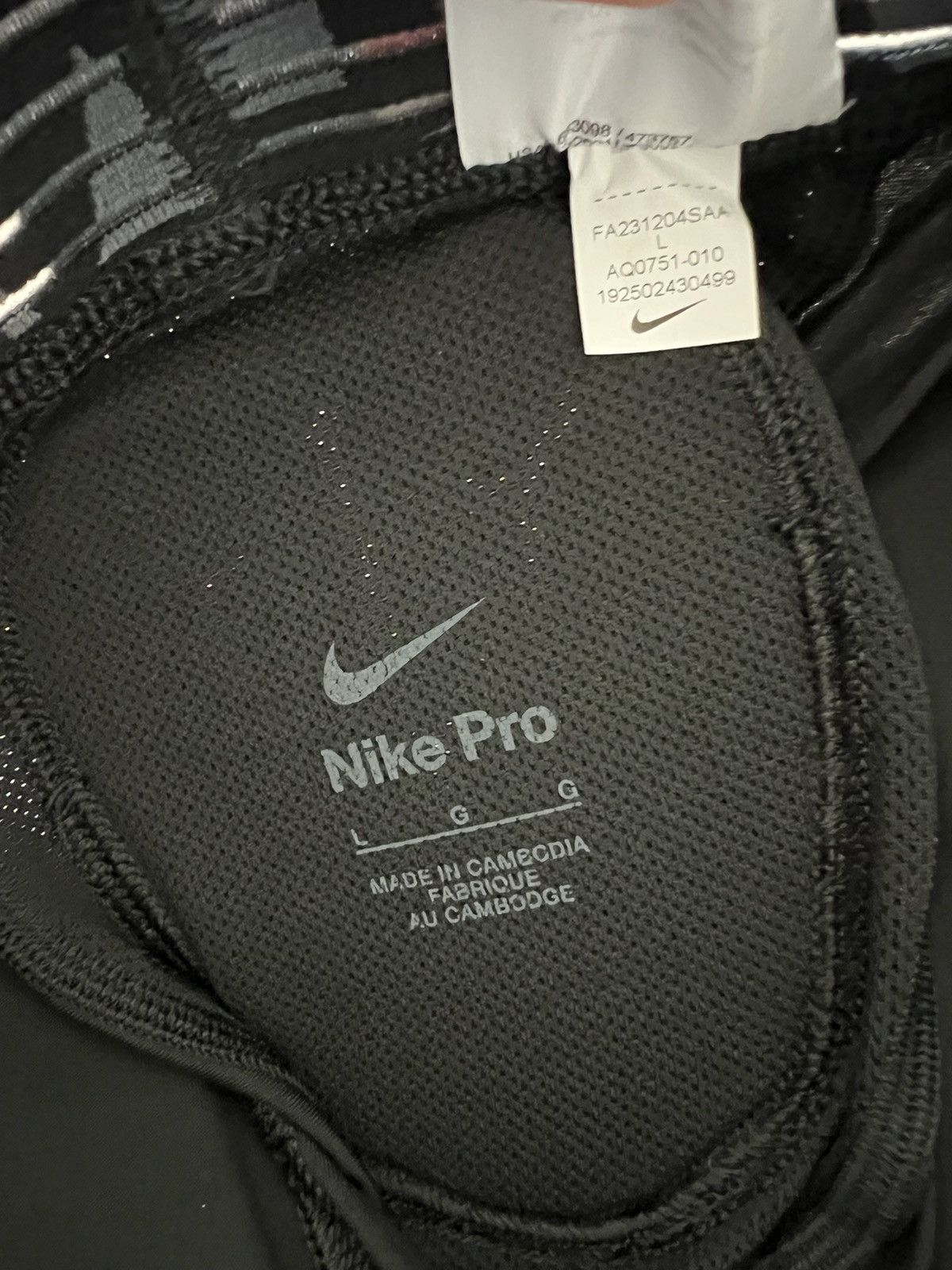 Nike Nike Pro Hyperstrong 5-Pad Softshell Black Girdle Sports Size US 32 / EU 48 - 4 Thumbnail