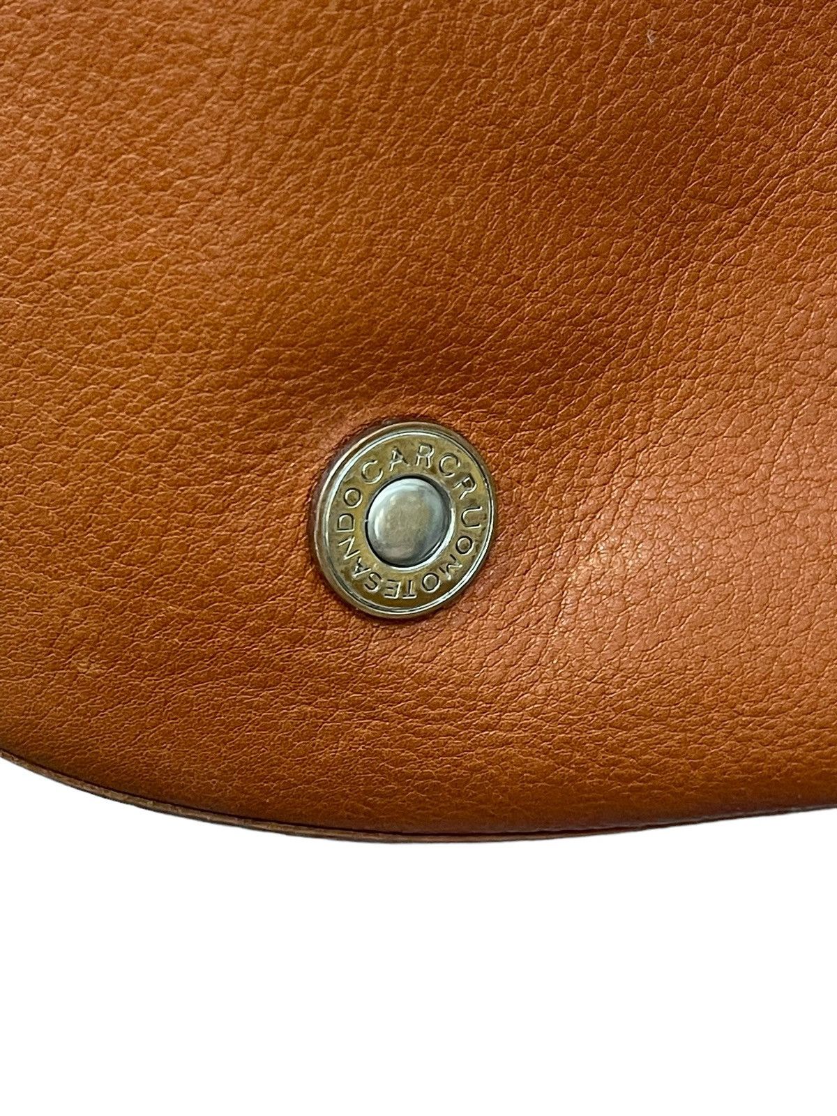 Japanese Brand Full Leather Patina Carcru Japan Cross Body Sling Bag 1🟩 Size ONE SIZE - 12 Thumbnail