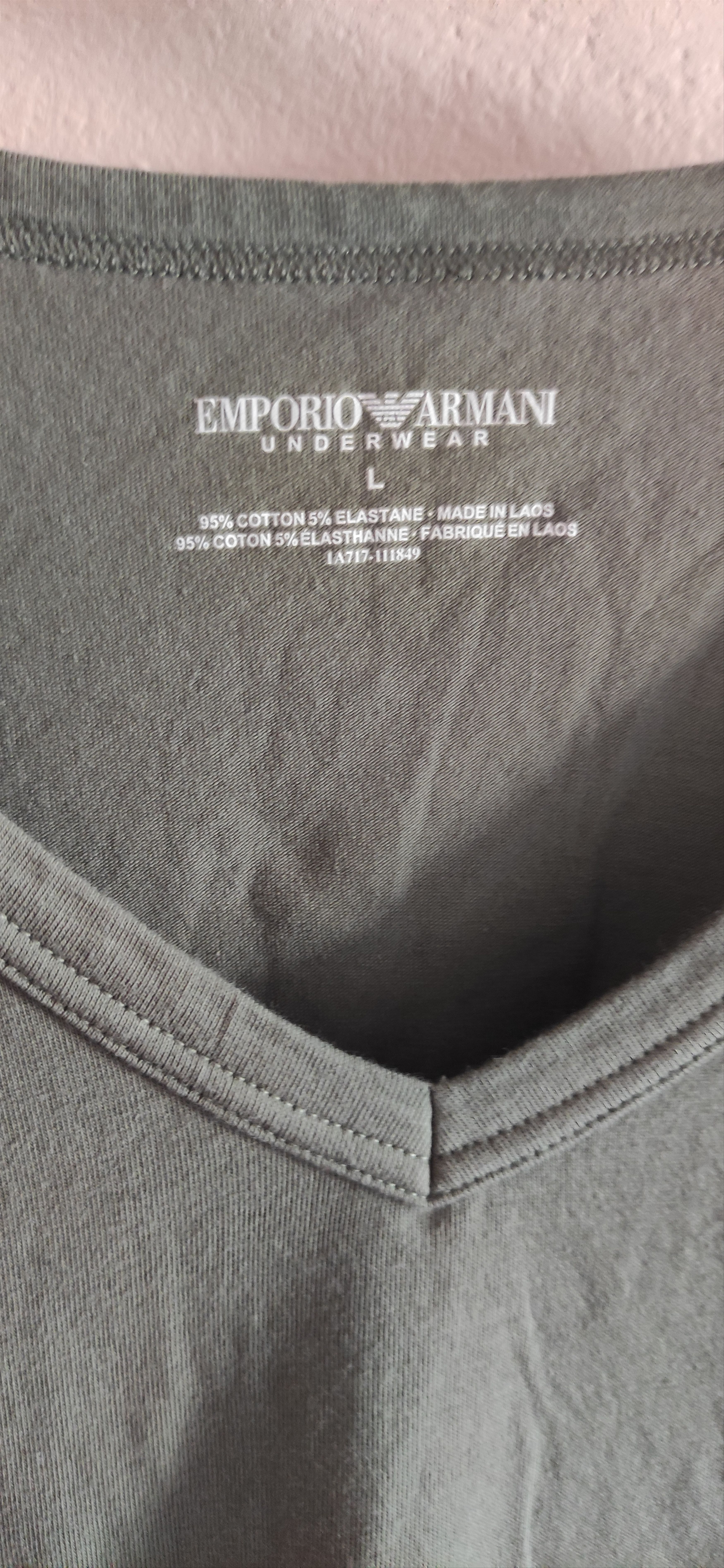 Emporio Armani The men's t-shirt Emporio Armani Size US L / EU 52-54 / 3 - 2 Thumbnail