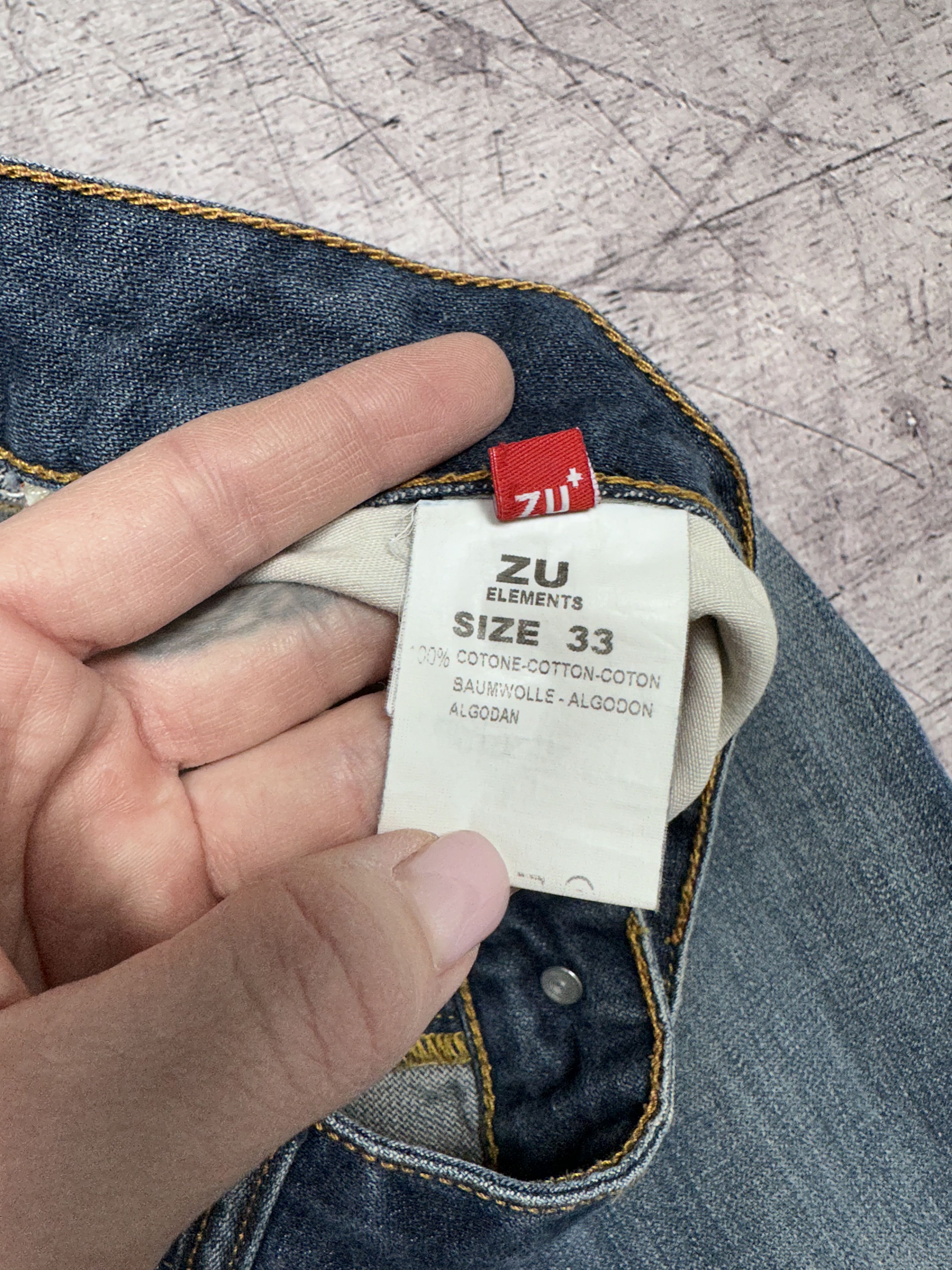 Vintage Zu Elements Vintage Mens Denim Pants Jeans Size US 33 - 10 Thumbnail