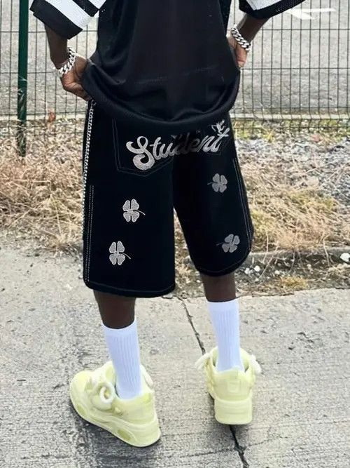 Japanese Brand × Vintage DESIGNER Y2K vintage RETRO jorts shorts DRIP Size US 32 / EU 48 - 4 Thumbnail