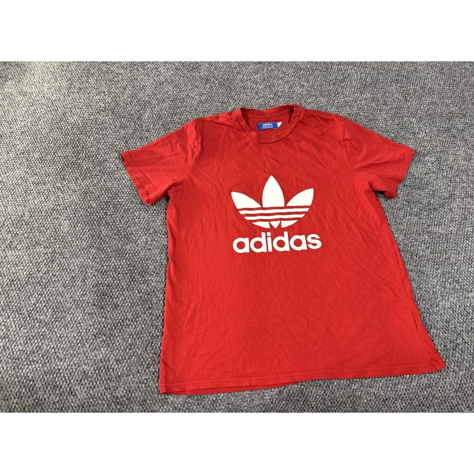 Adidas Adidas Originals Shirt Mens XL Red Trefoil Logo Graphic Tee T-Shirt Casual Size US XL / EU 56 / 4 - 2 Thumbnail