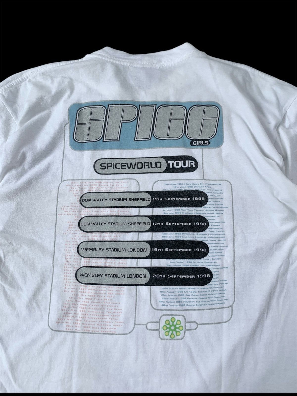 Band Tees Vintage 90s Spice Girls Spice World Tour Tee Size US M / EU 48-50 / 2 - 3 Thumbnail