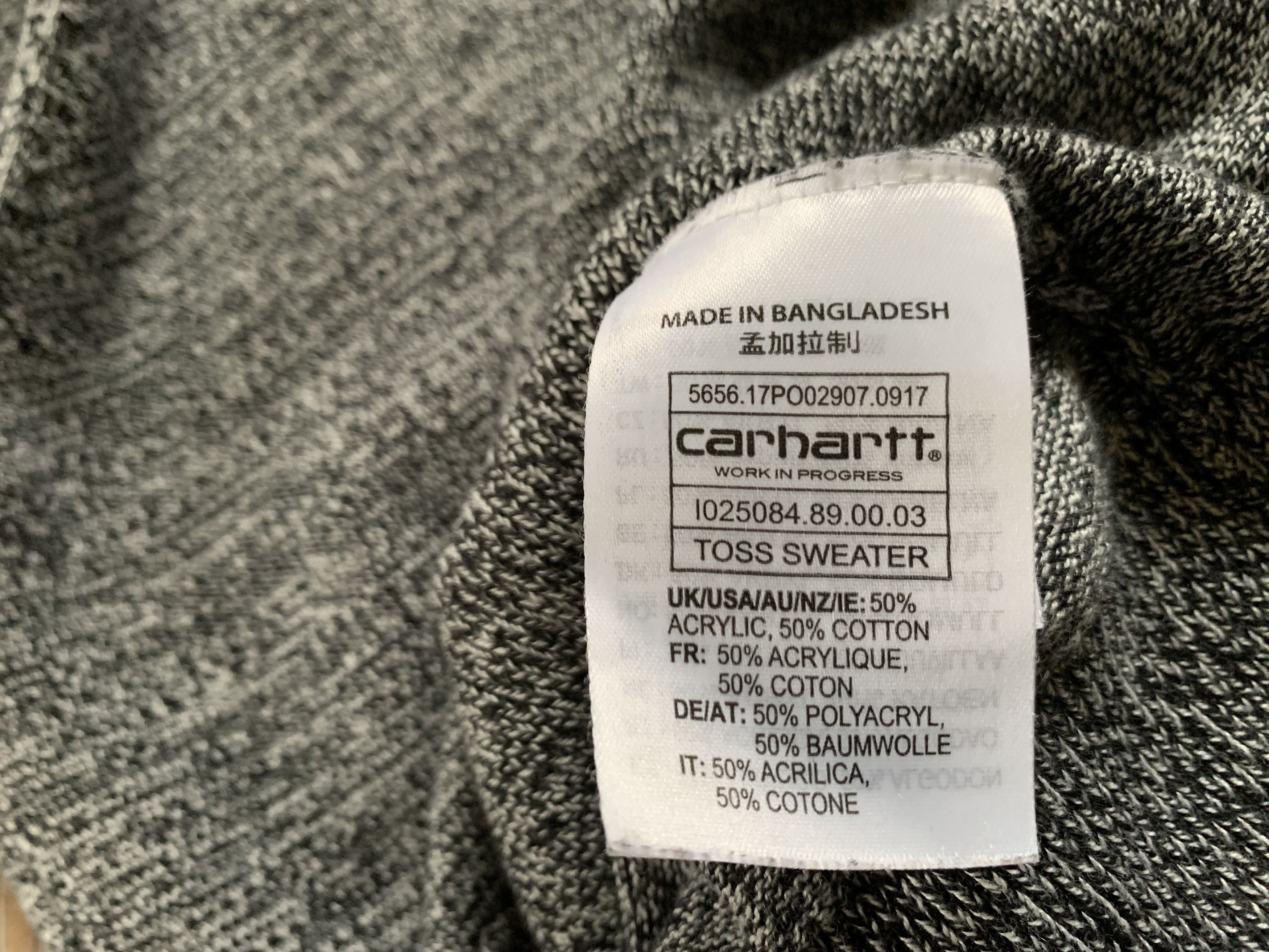 Carhartt × Vintage Carhartt Playoff Sweater Gray Wool Size US M / EU 48-50 / 2 - 7 Thumbnail