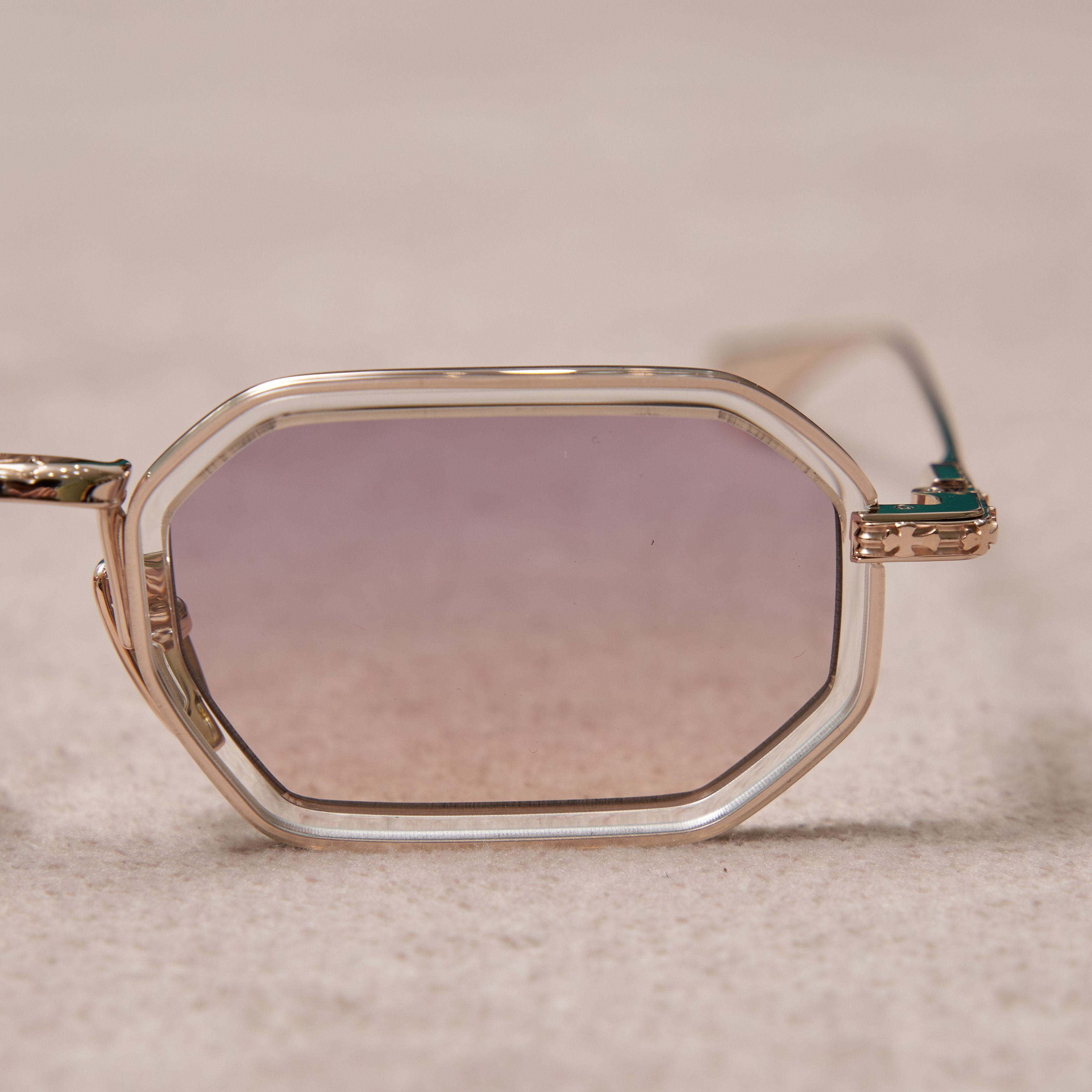 Chrome Hearts CHROME HEARTS STYLIDA CRYSTAL/GOLD PLATED SUN Size ONE SIZE - 3 Thumbnail