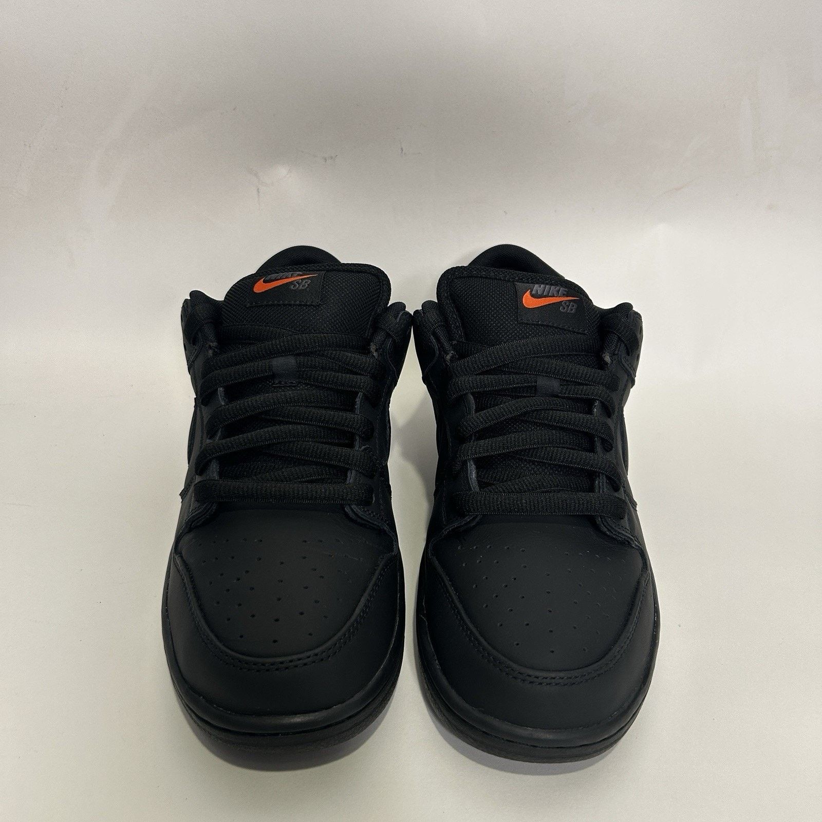 Nike Nike SB Dunk Low Pro ISO “Triple Black/Anthracite Orange” Size US 10 / EU 43 - 2 Thumbnail