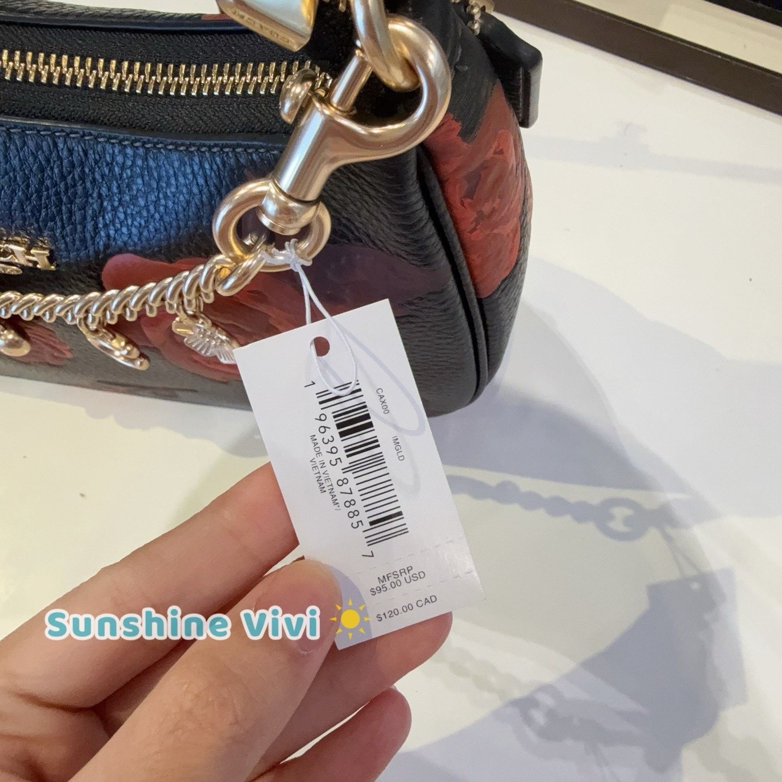 Coach NWT COACH Bundle Chain Charms CAX00 & CCE28 Teri Floral Size ONE SIZE - 3 Thumbnail