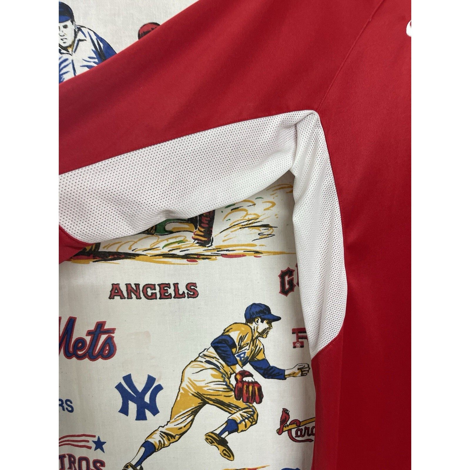 Nike VTG 90s Y2K Nike Dri-Fit Team Apparel Red 1/4 Zip S/S Shirt Size US L / EU 52-54 / 3 - 5 Thumbnail